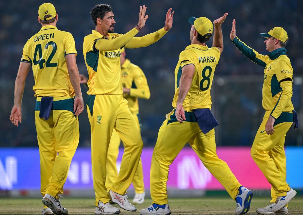Mitchell Starc made the opening breakthrough, Australia vs Netherlands, Men's ODI World Cup 2023, Delhi, October 25, 2023