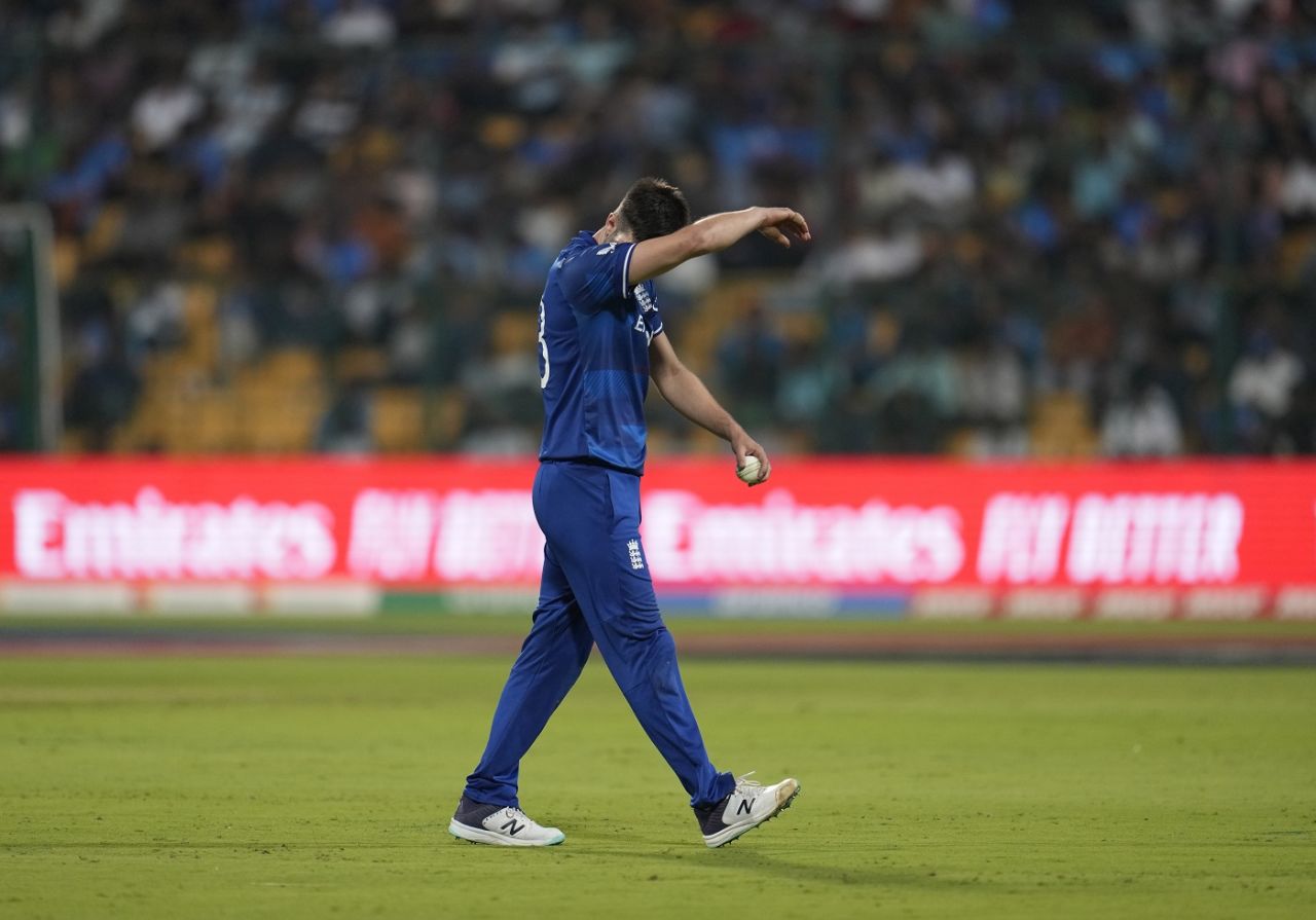 Mark Wood has had a difficult time at the World Cup, England vs Sri Lanka, Men's ODI World Cup 2023, Bengaluru, October 26, 2023