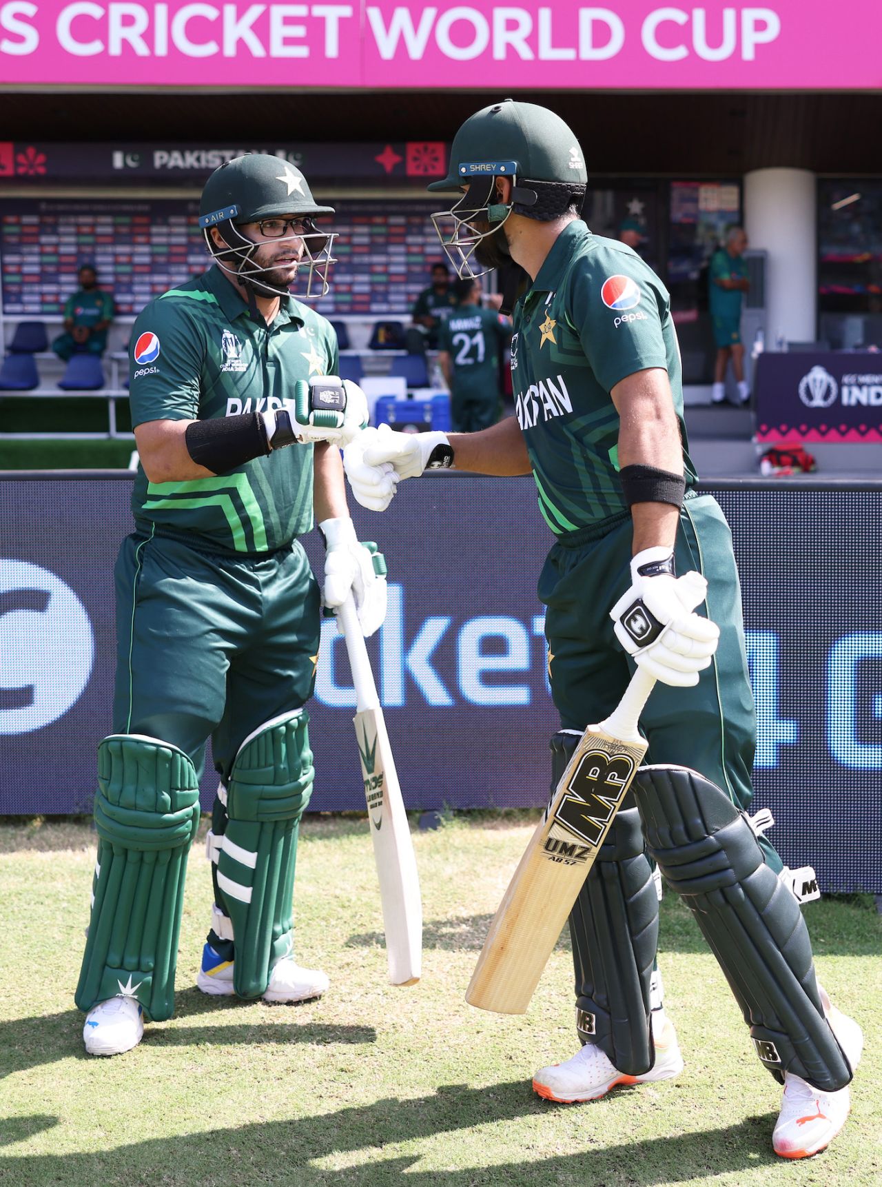 Imam-ul-Haq and Abdullah Shafique get ready for business, Pakistan vs South Africa, World Cup, Chennai, October 27, 2023