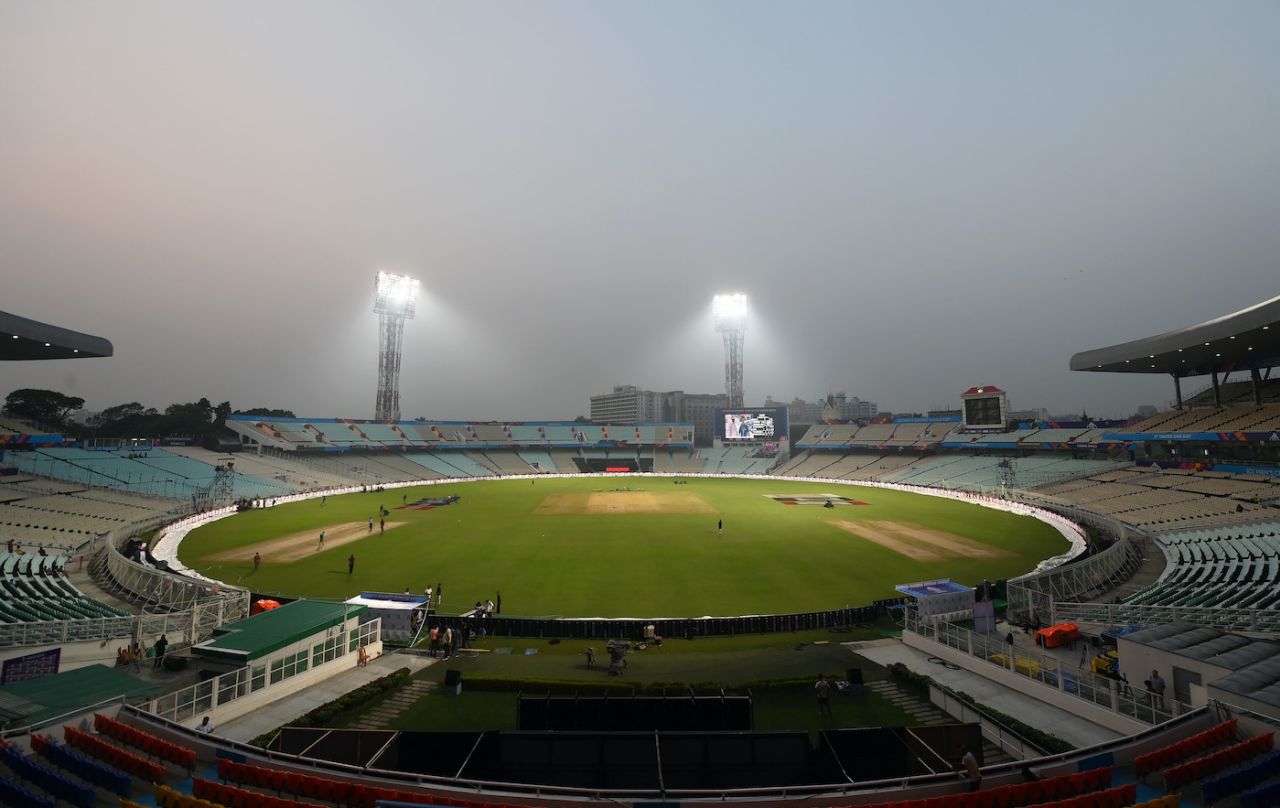Eden Garden prepares to host its first World Cup game, Bangladesh vs Netherlands, Men's ODI World Cup, Kolkata, October 27, 2023
