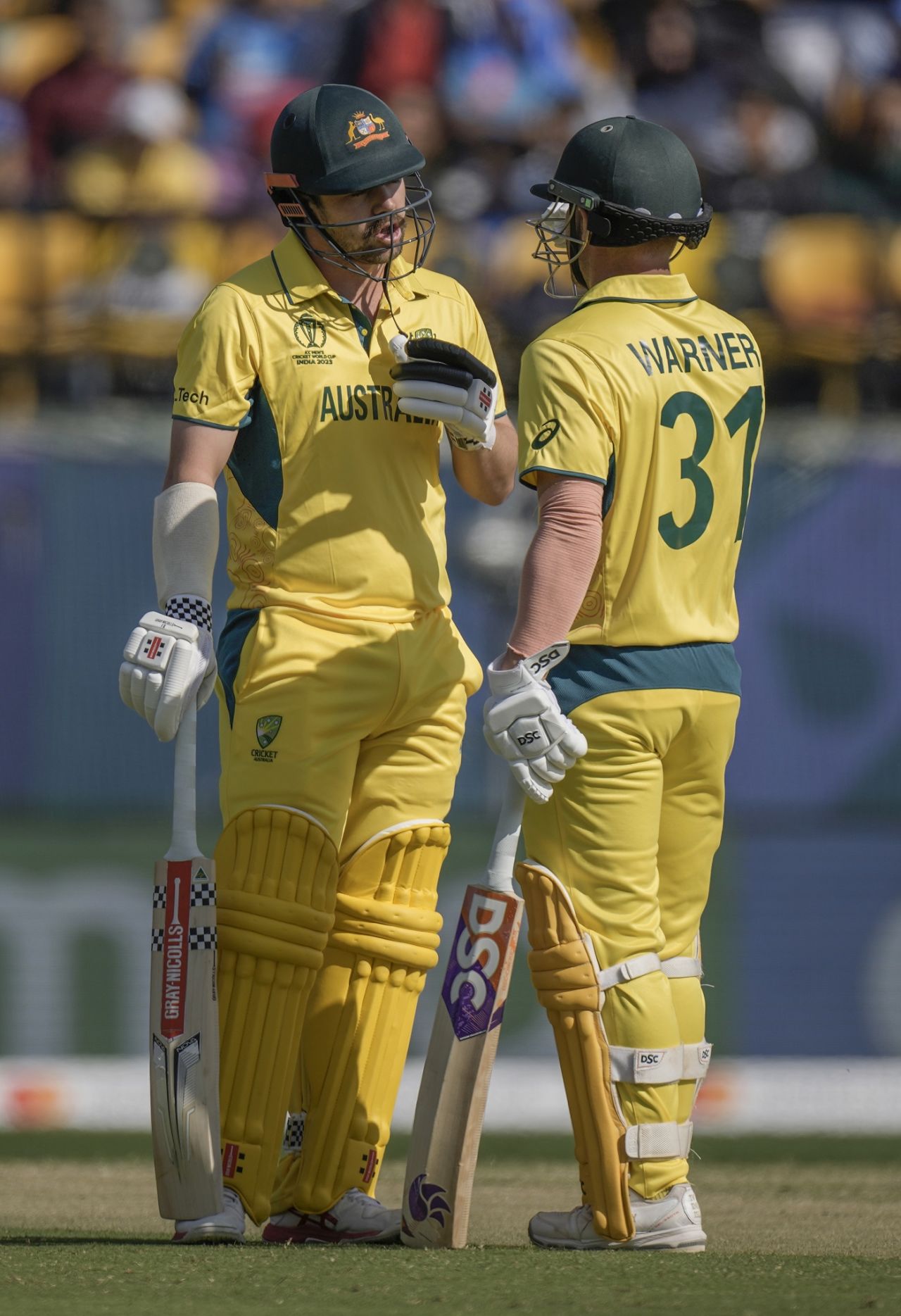 Australia were off to a flyer, as Travis Head and David Warner went slamming, Australia vs New Zealand, World Cup, Dharamsala, October 28, 2023