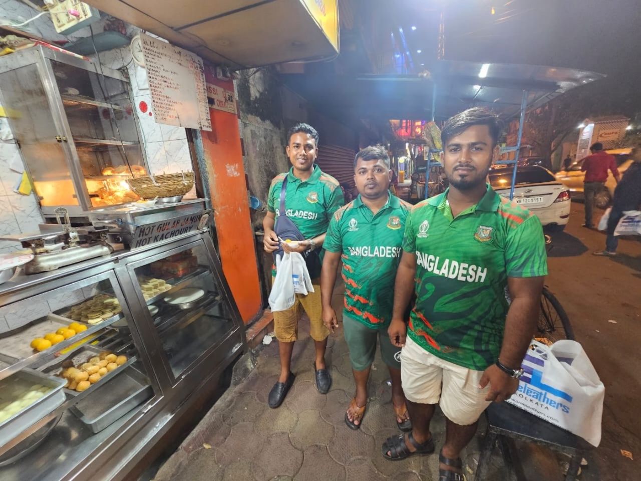Bangladeshi fans in Kolkata for the World Cup