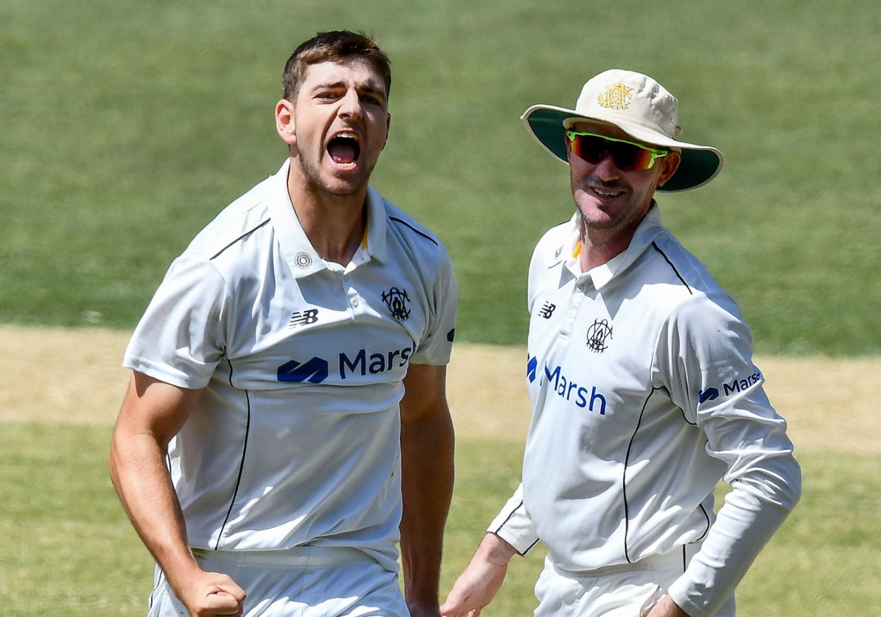 Liam Haskett made an impact on the final day against South Australia, South Australia vs Western Australia, Sheffield Shield, Adelaide Oval, October 29, 2023