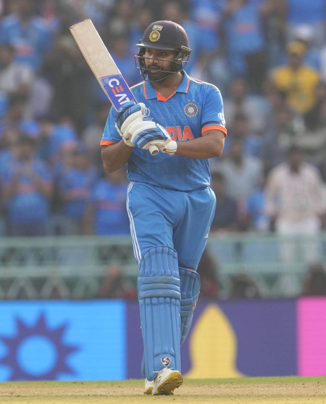 Rohit Sharma brought up his fifty in 66 balls, Men's World Cup 2023, Lucknow, October 29, 2023