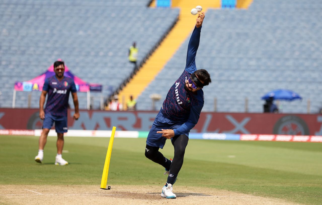 One ball's not enough for Rashid Khan to train with, Afghanistan vs Sri Lanka, World Cup, Pune, October 30, 2023