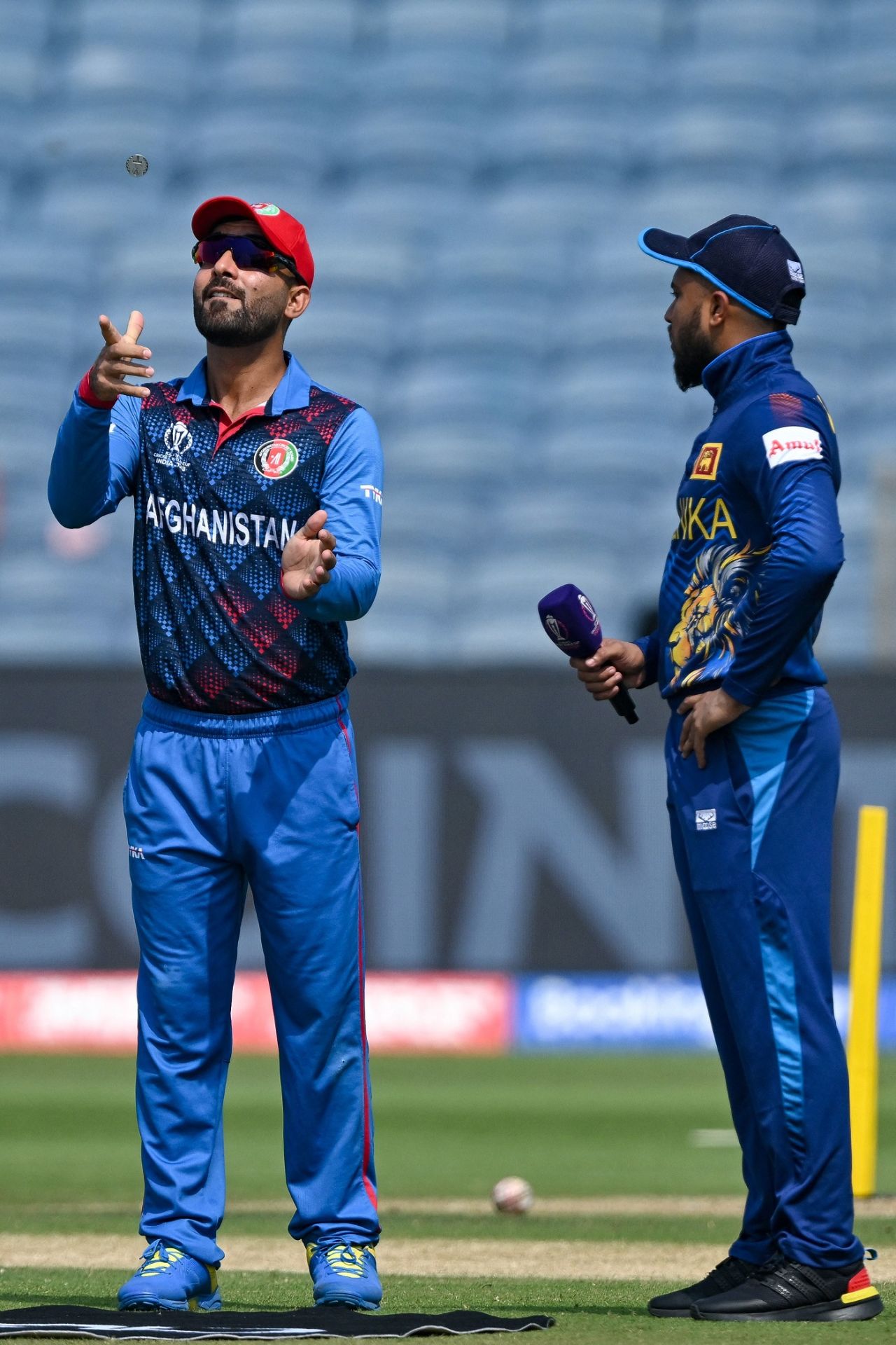Hashmatullah Shahidi asked Kusal Mendis' men to bat at the toss, Afghanistan vs Sri Lanka, World Cup, Pune, October 30, 2023