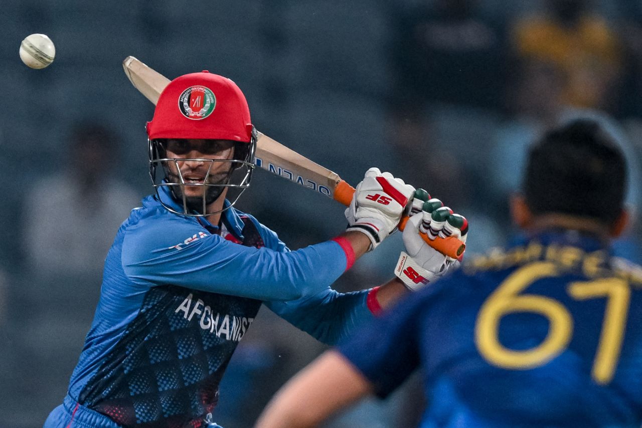 Azmatullah Omarzai hit a run-a-ball fifty, Afghanistan vs Sri Lanka, World Cup, Pune, October 30, 2023