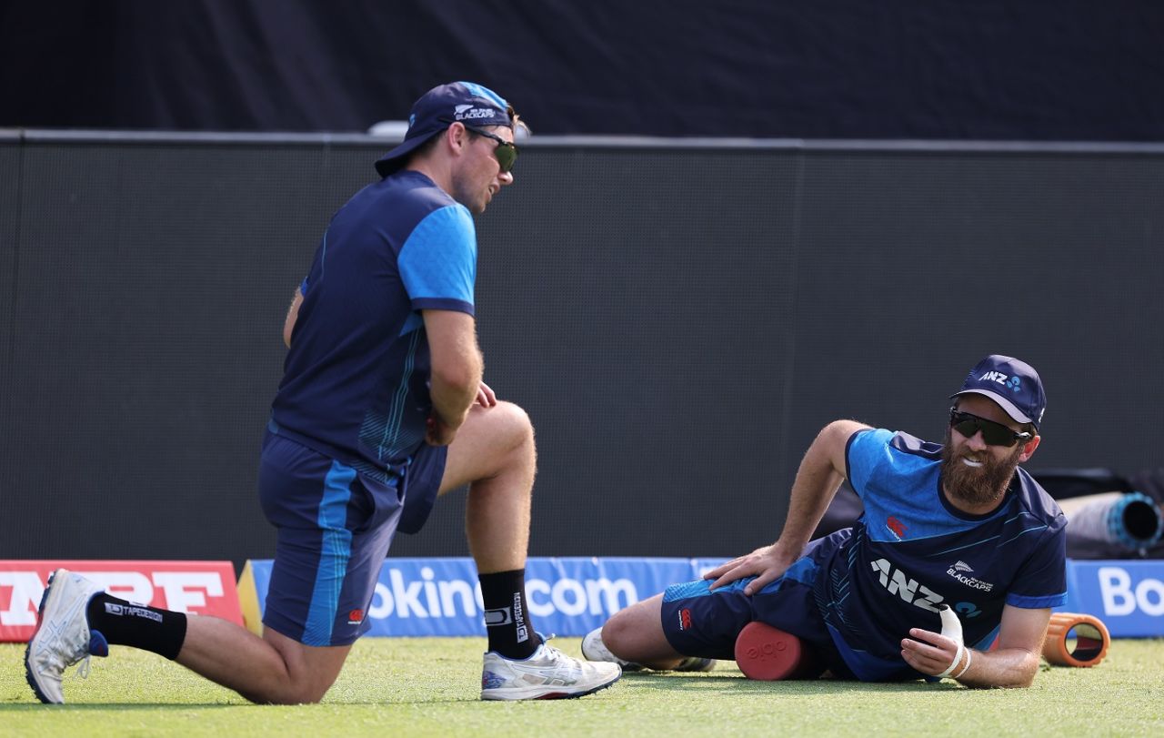 Tom Latham plots New Zealand's progress with Kane Williamson, Pune, October 31, 2023