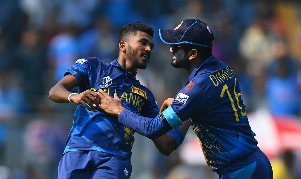 Dilshan Madushanka castled Rohit Sharma second ball, India vs Sri Lanka, Men's ODI World Cup, Wankhede, November 02, 2023