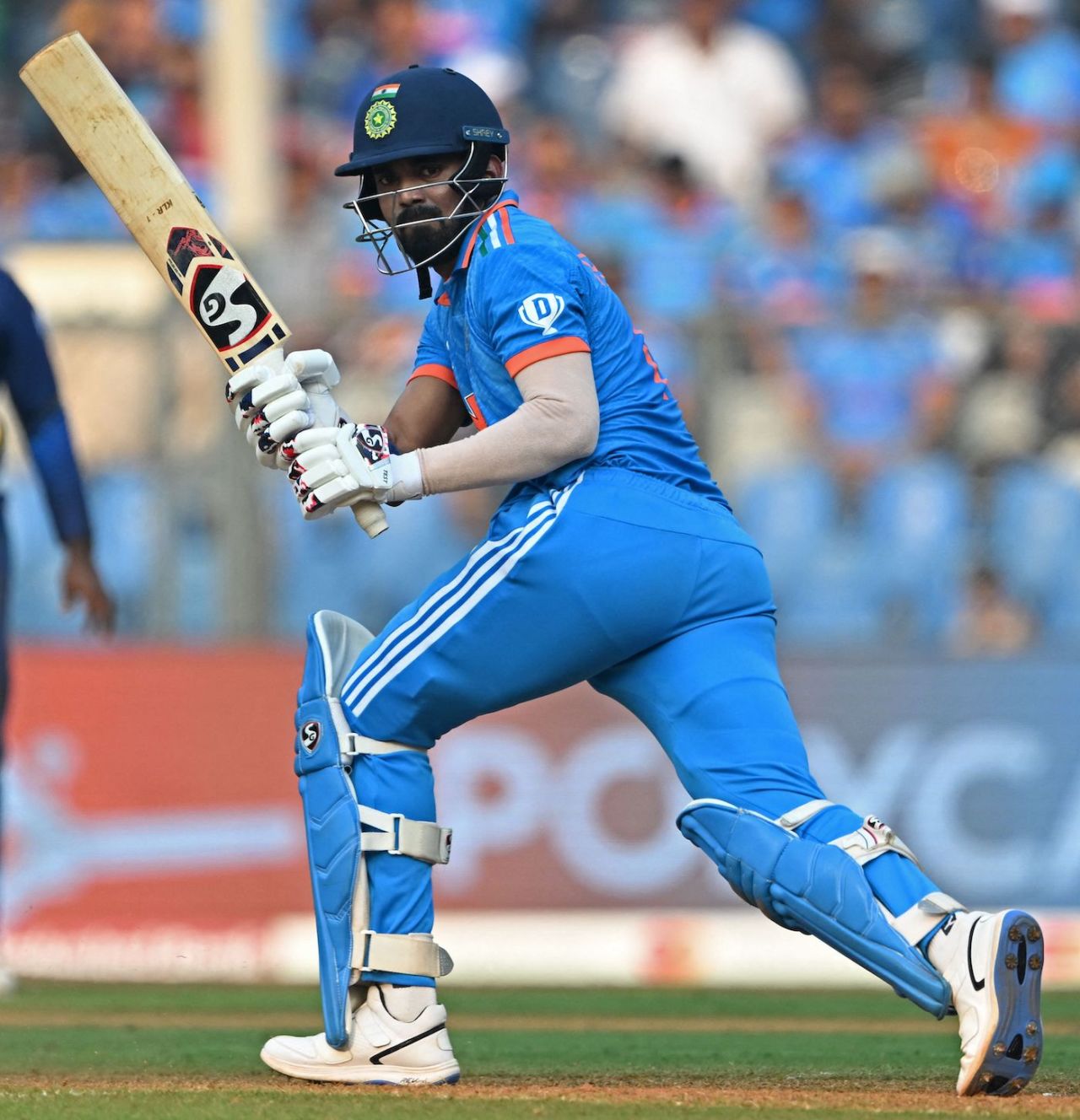 KL Rahul scored some useful runs from No. 5, India vs Sri Lanka, World Cup, Mumbai, November 2, 2023