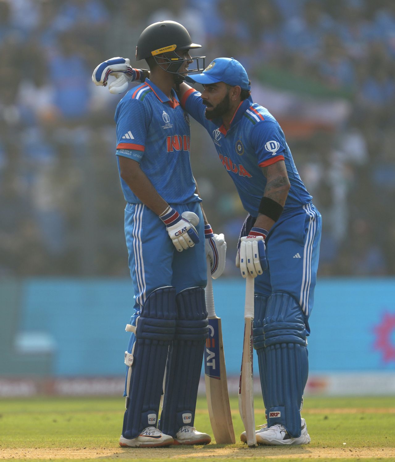 Shubman Gill and Virat Kohli put on 189 on a hot Mumbai evening, India vs Sri Lanka, Men's ODI World Cup, Mumbai, November 2, 2023