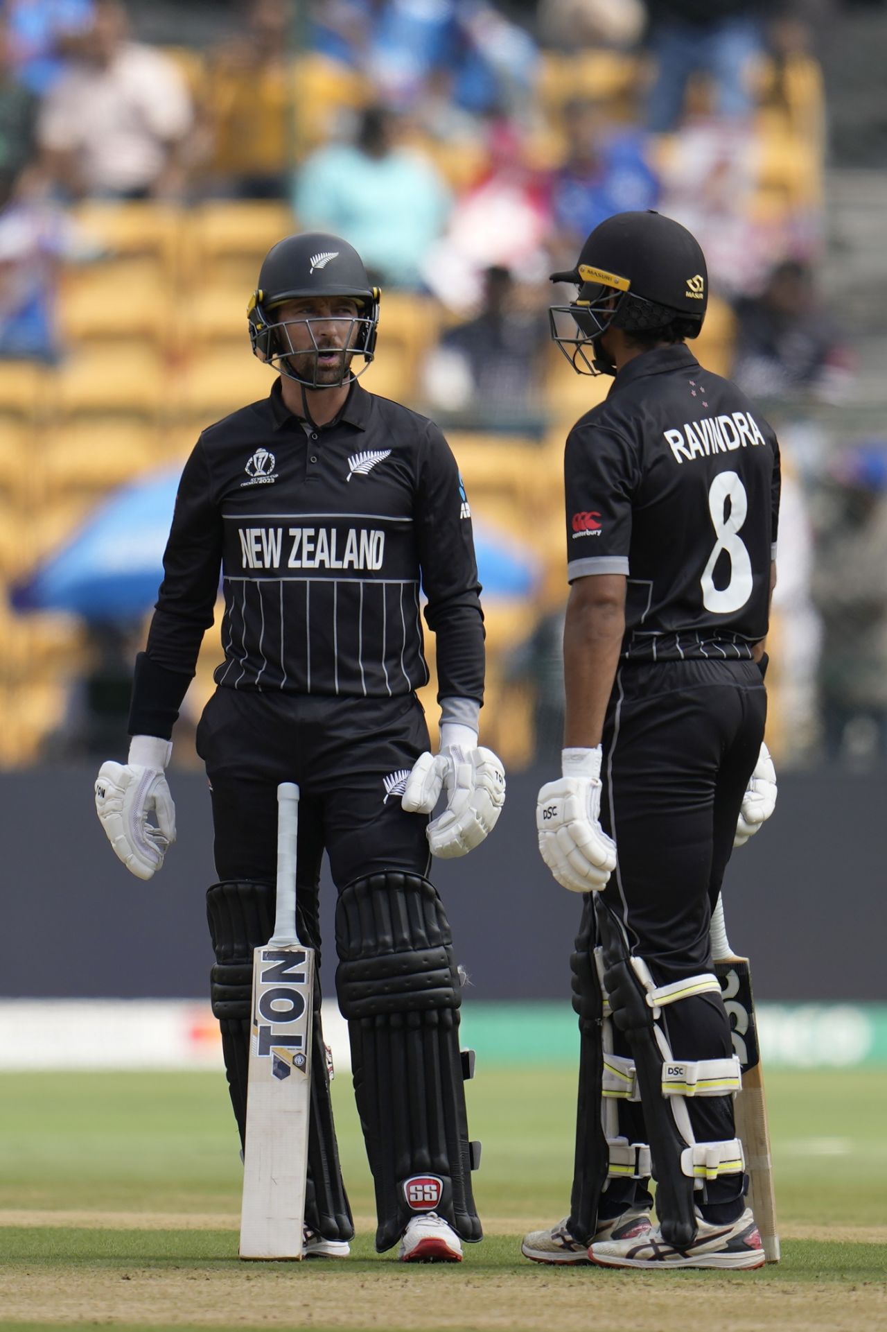 Devon Conway and Rachin Ravindra got New Zealand off to a flyer, New Zealand vs Pakistan, ODI World Cup, Bengaluru, November 4, 2023