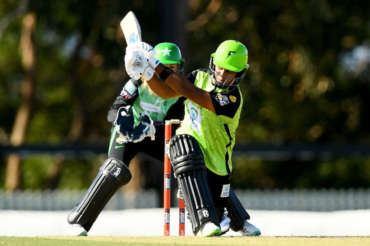 Chamari Athapaththu made 69 from 40 balls, Melbourne Stars vs Sydney Thunder, WBBL, Casey Fields, November 4, 2023