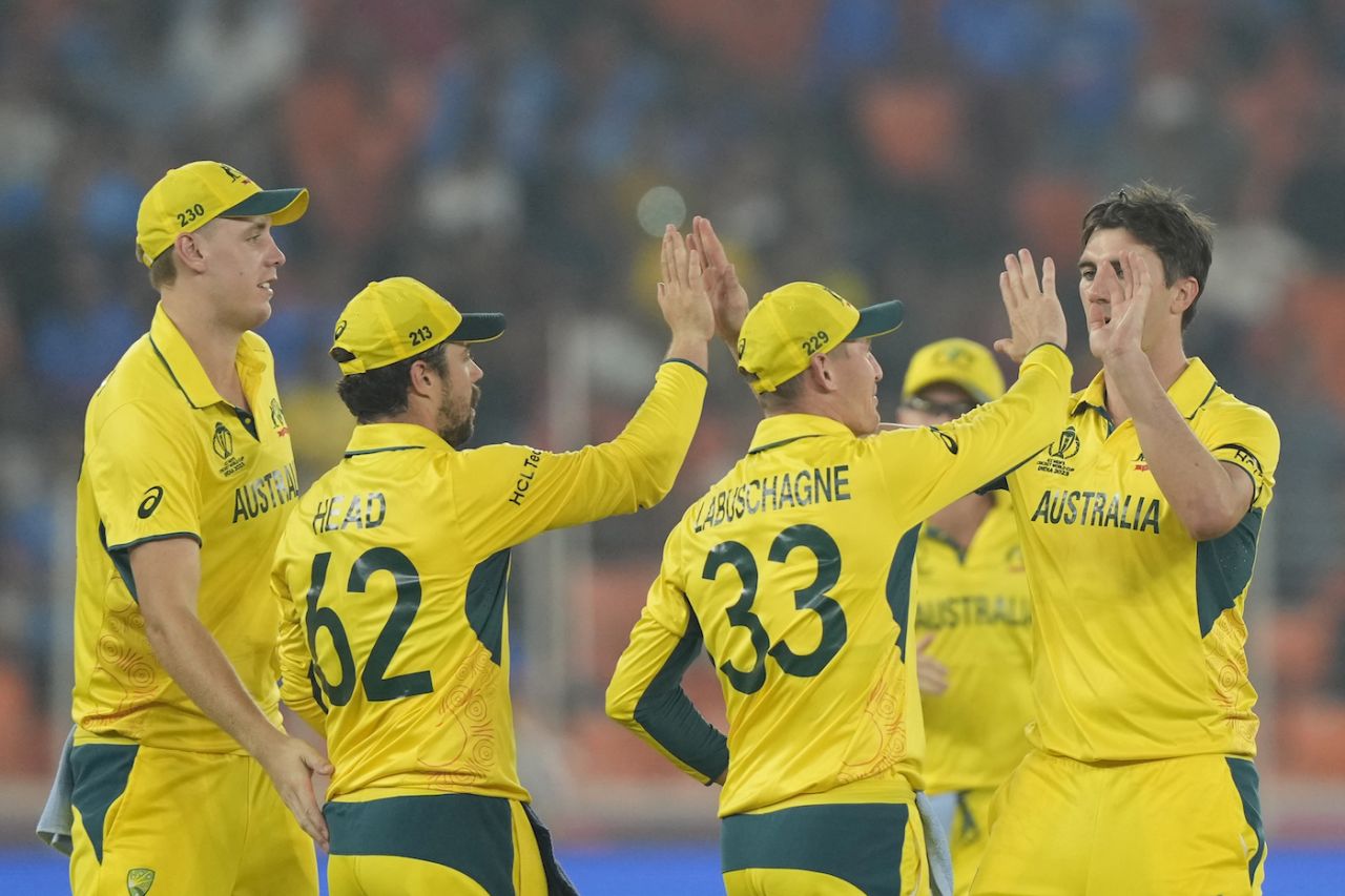 Pat Cummins ended the big third-wicket stand, Australia vs England, World Cup, Ahmedabad, November 4, 2023