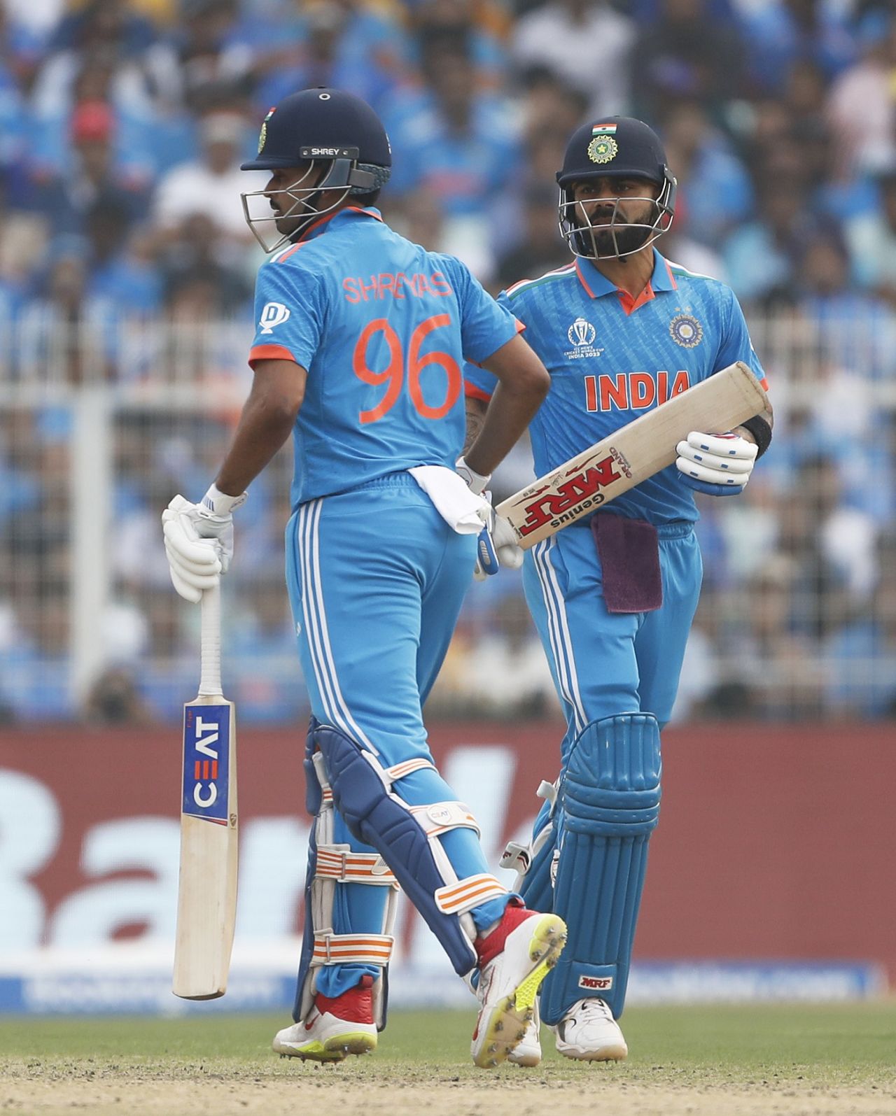 Virat Kohli and Shreyas Iyer kept the innings going, India vs South Africa, Men's ODI World Cup, November 5, 2023