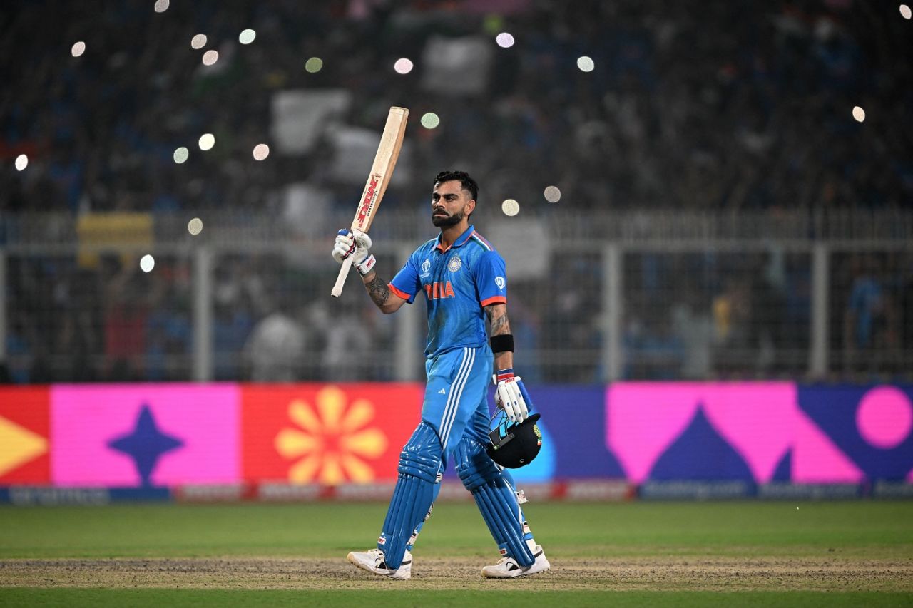 Virat Kohli's terrific hundred took India to above-par 326, India vs South Africa, Men's ODI World Cup, November 5, 2023