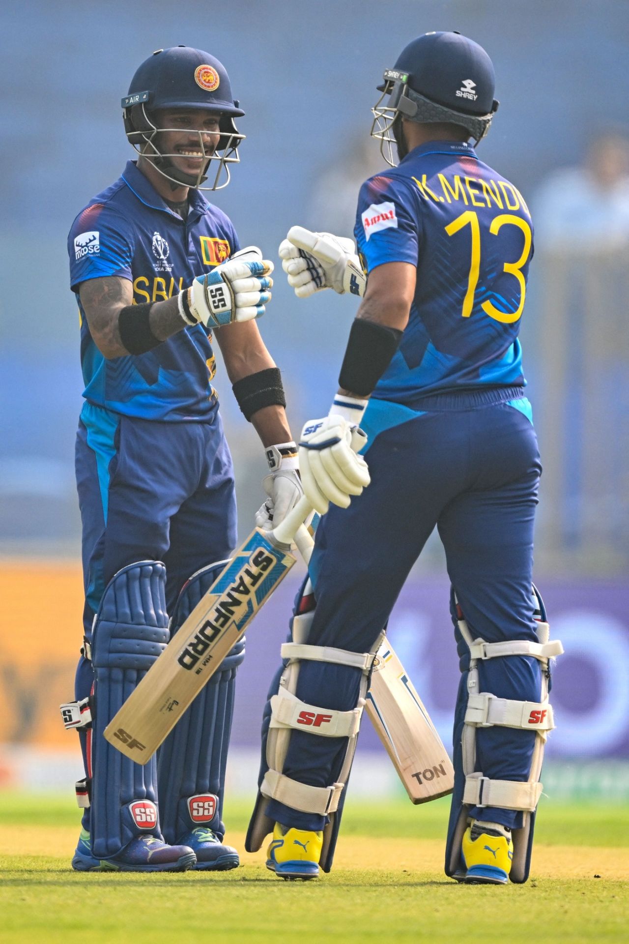 Pathum Nissanka and Kusal Mendis resurrected Sri Lanka's innings after they lost Kusal Perera early, Bangladesh vs Sri Lanka, Men's ODI World Cup, November 6, 2023