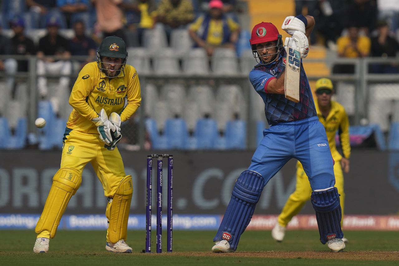 Rahmat Shah began steadily, especially against spin, Afghanistan vs Australia, Men's ODI World Cup 2023, Mumbai, November 7, 2023