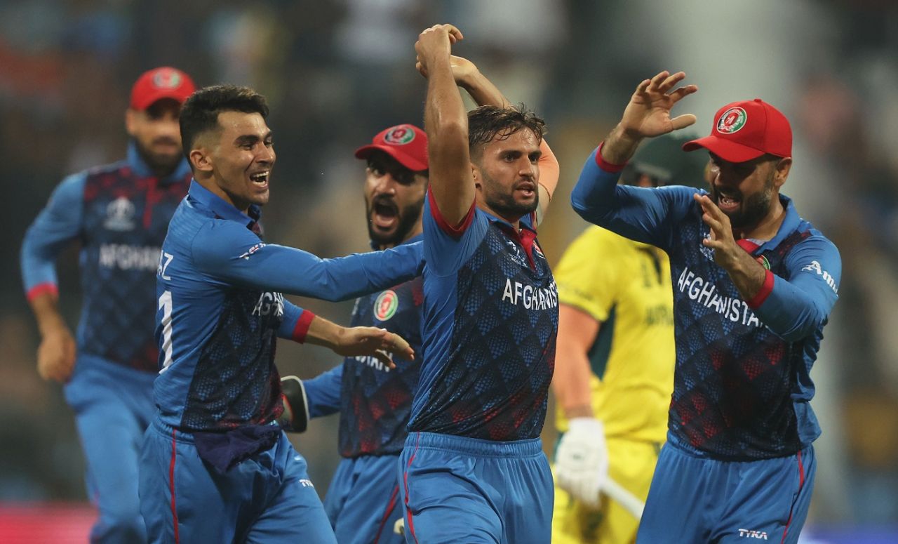 Azmatullah Omarzai very nearly took a hat-trick, World Cup 2023, Mumbai, November 7, 2023