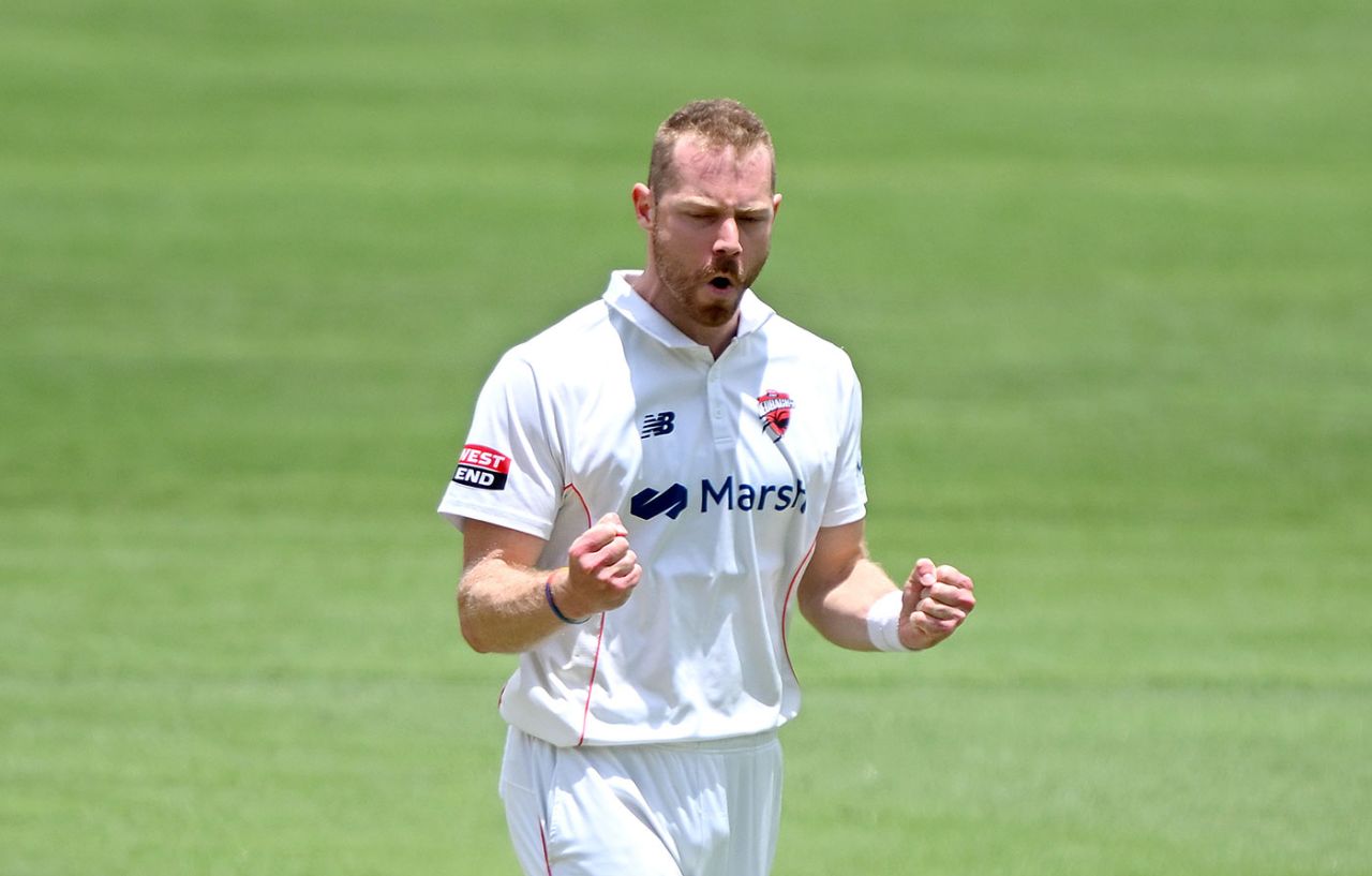 Nathan McAndrew bagged career-best figures, Queensland vs South Australia, Sheffield Shield, Gabba, November 8, 2023
