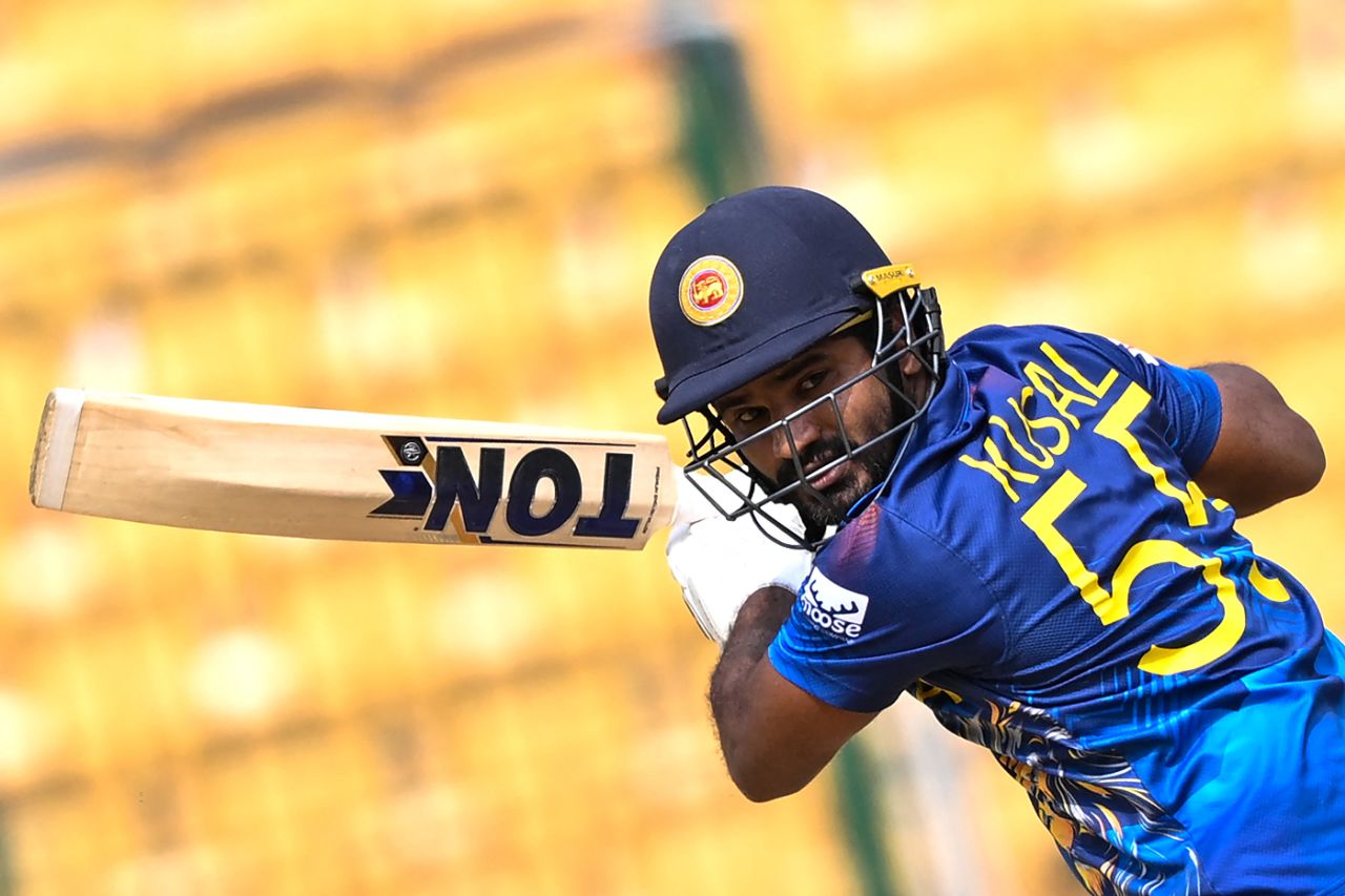 Kusal Perera counterattacked for Sri Lanka amid plenty of early blows, New Zealand vs Sri Lanka, World Cup 2023, Bengaluru, November 9, 2023
