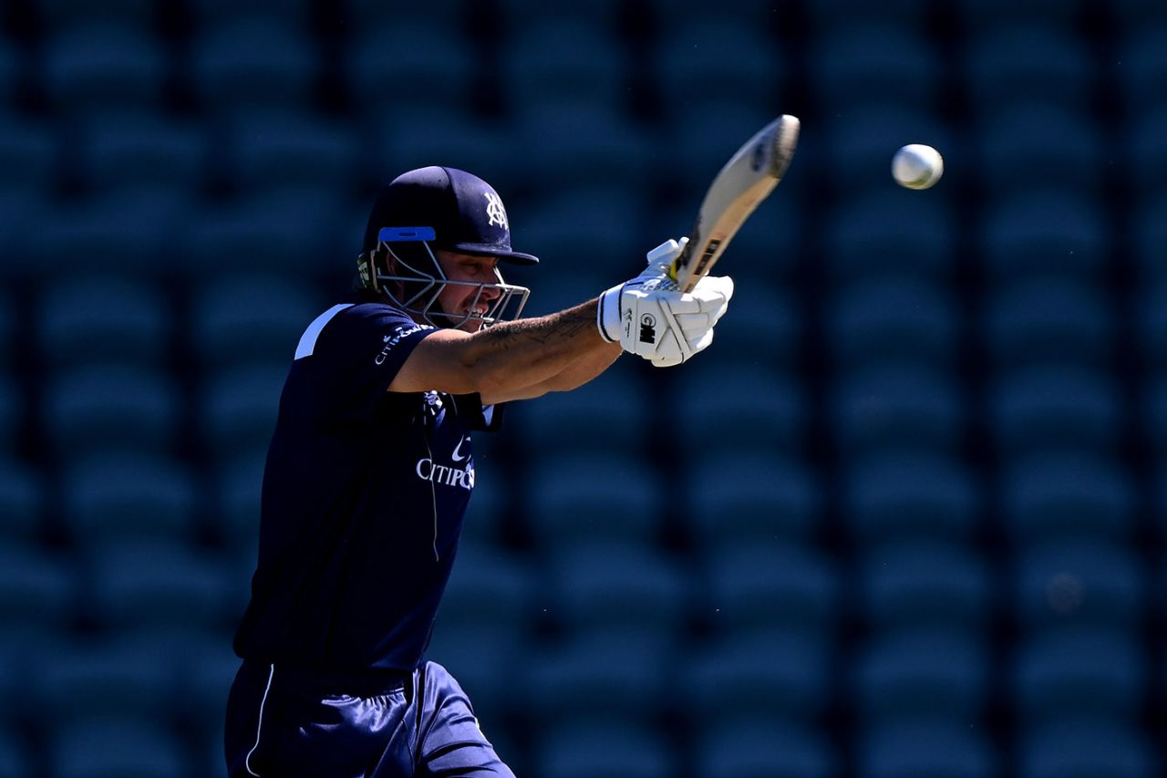 Matt Short took charge of the run chase, Tasmania vs Victoria, Marsh Cup, Launceston, November 11, 2023