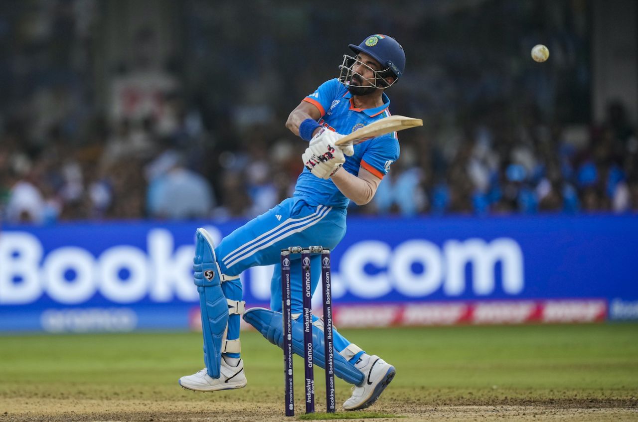 KL Rahul hit plenty of boundaries behind square, Men's ODI World Cup, Bengaluru, November 12, 2023