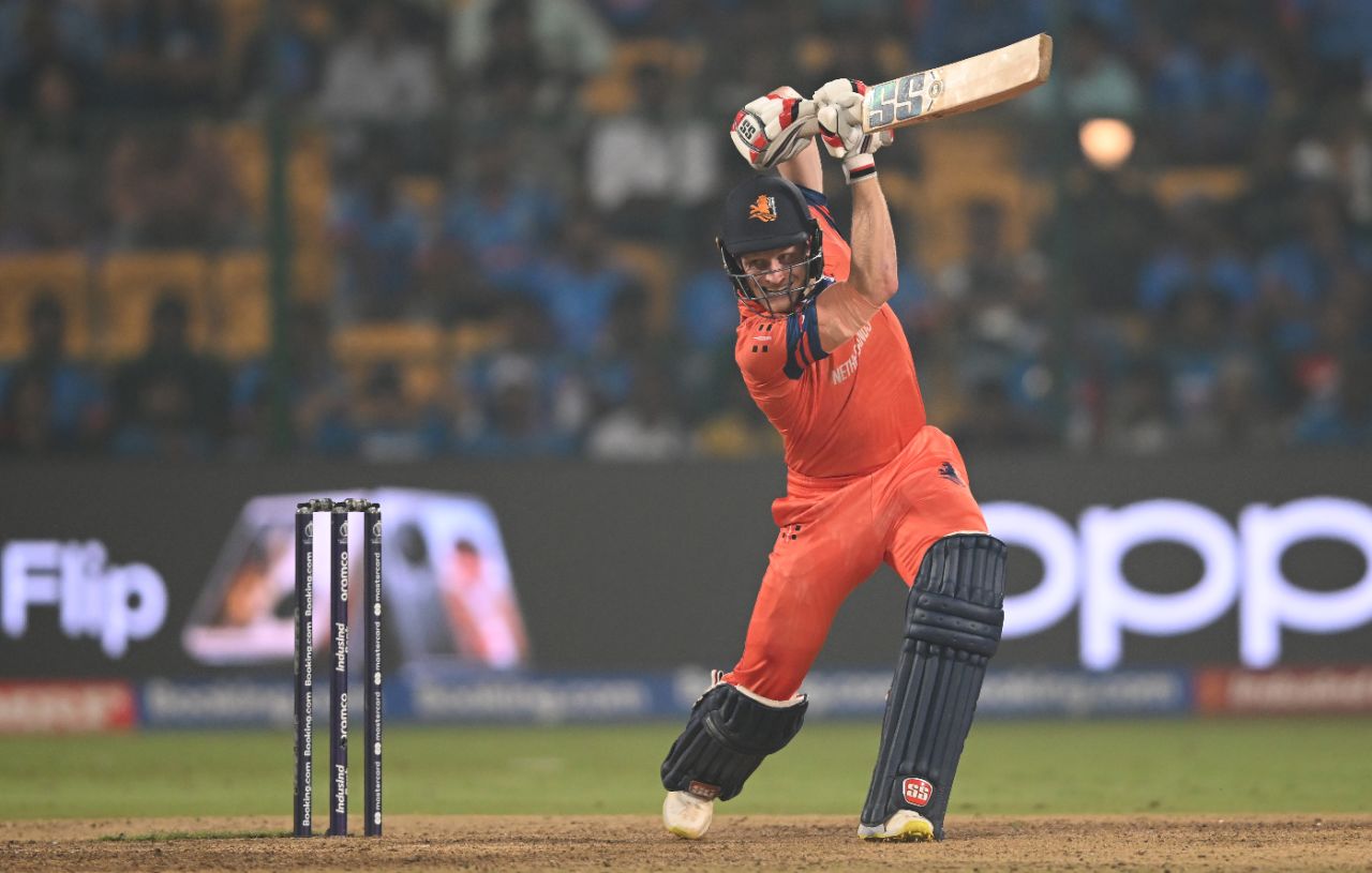 Sybrand Engelbrecht kept fighting for Netherlands, India vs Netherlands, Men's ODI World Cup, Bengaluru, November 12, 2023