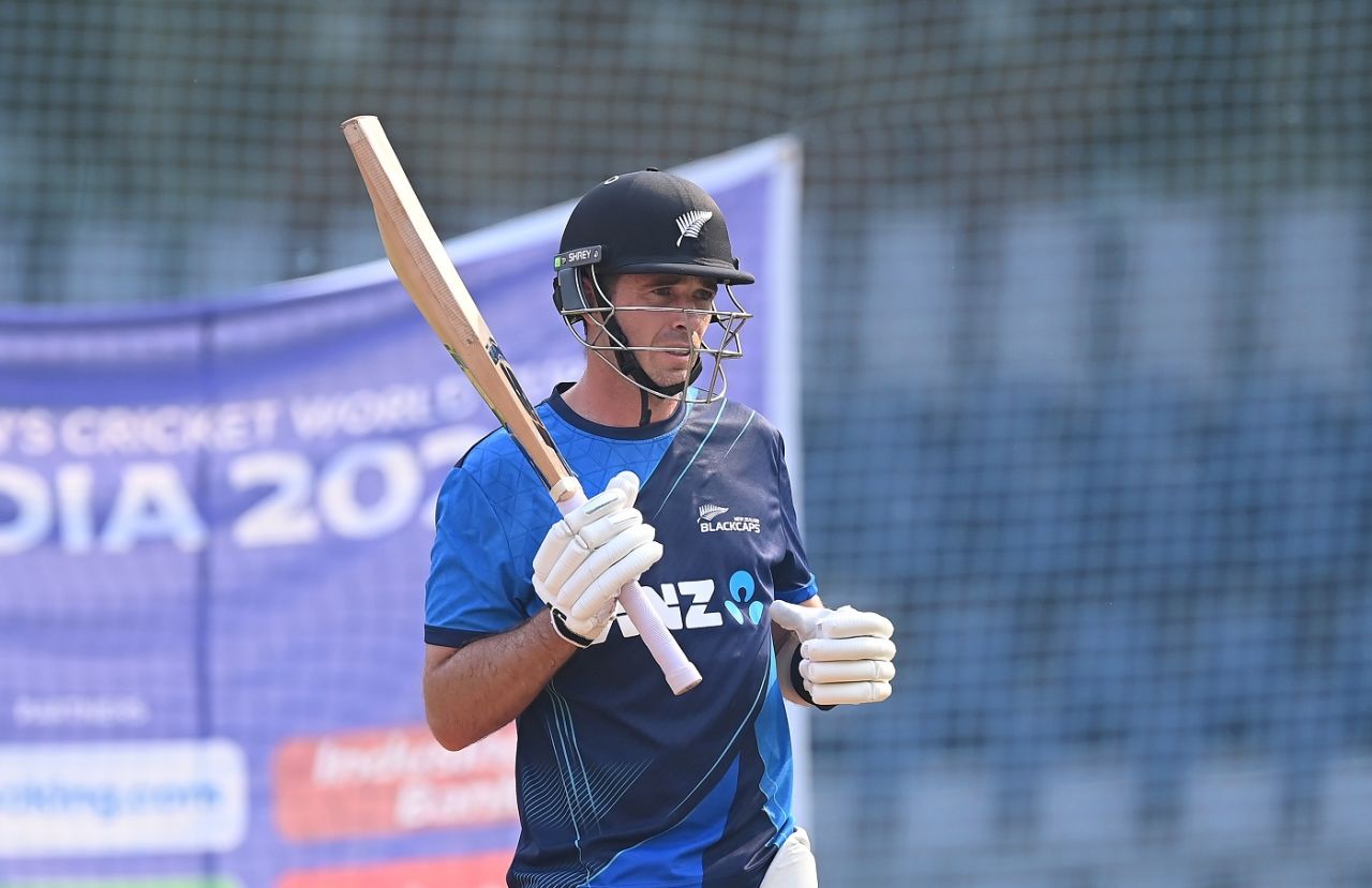 Tim Southee gets ready to net up at the Wankhede, India vs New Zealand, World Cup 2023, 1st semi-final, November 14, 2023