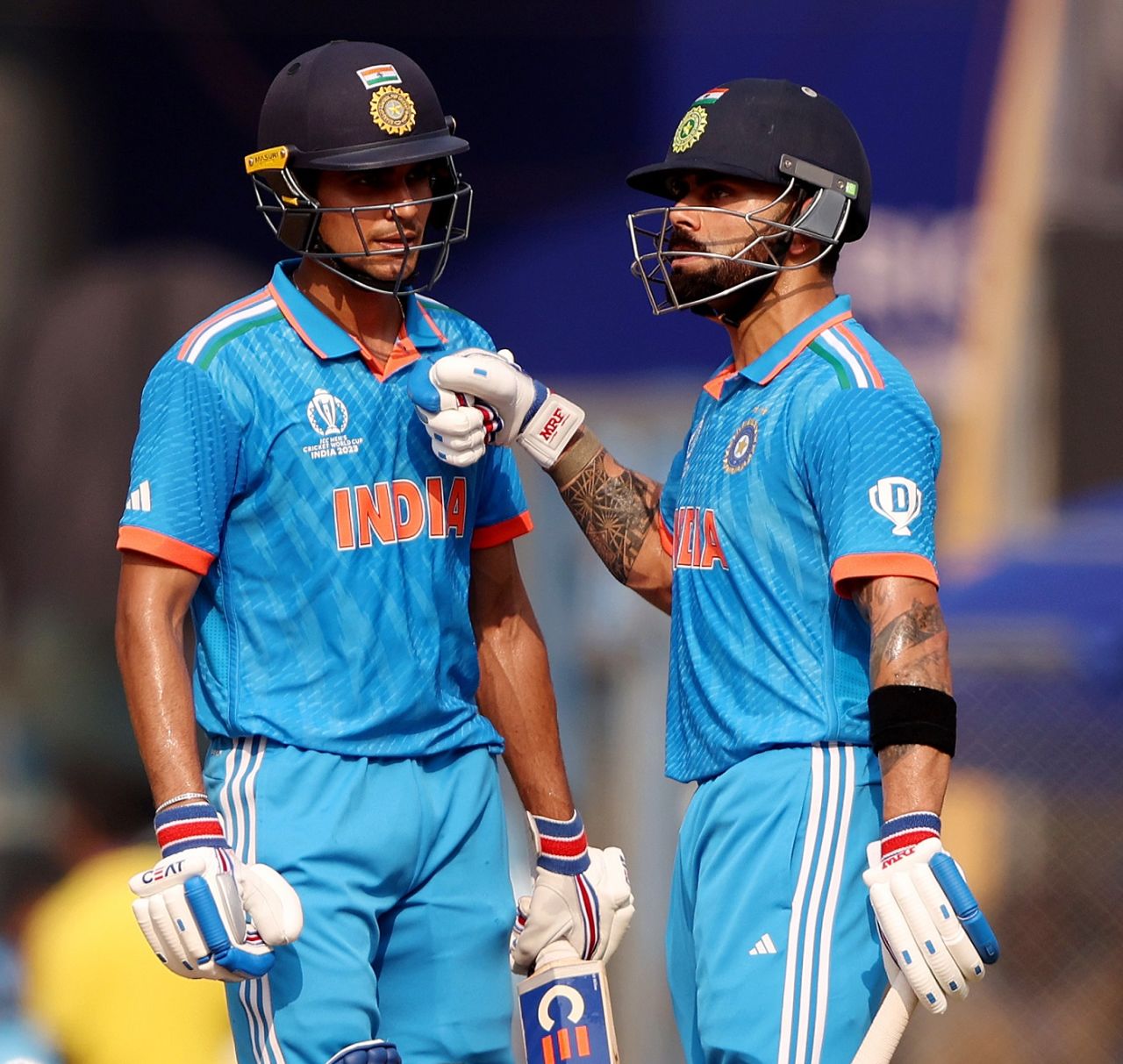 Shubman Gill and Virat Kohli went about with their task fluently, India vs New Zealand, ICC Men's World Cup 2023, 1st semi-final, Mumbai, November 15, 2023