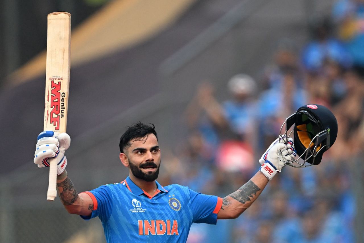 On Wednesday in Mumbai, Virat Kohli went where no-one has gone before, India vs New Zealand, ICC men's World Cup 2023, 1st semi-final, Mumbai, November 15, 2023