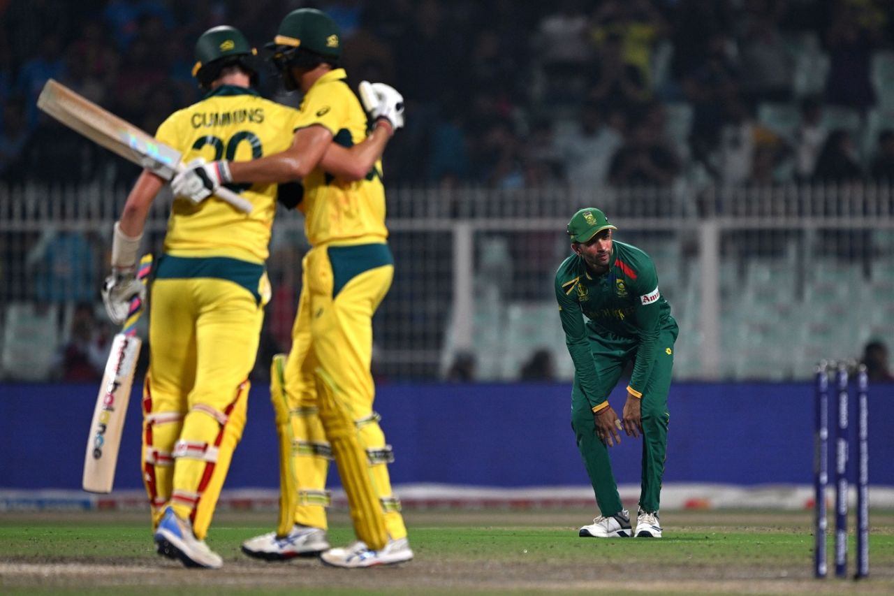 Absolute ecstasy for Australia, agony for South Africa, Australia vs South Africa, Men's ODI World Cup, 2nd semi-final, Kolkata, November 16, 2023