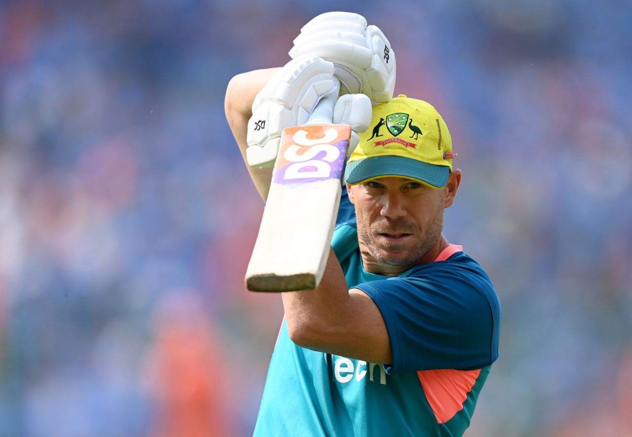 David Warne has his focus mode ON ahead of the final, India vs Australia, World Cup final, Ahmedabad, November 19, 2023