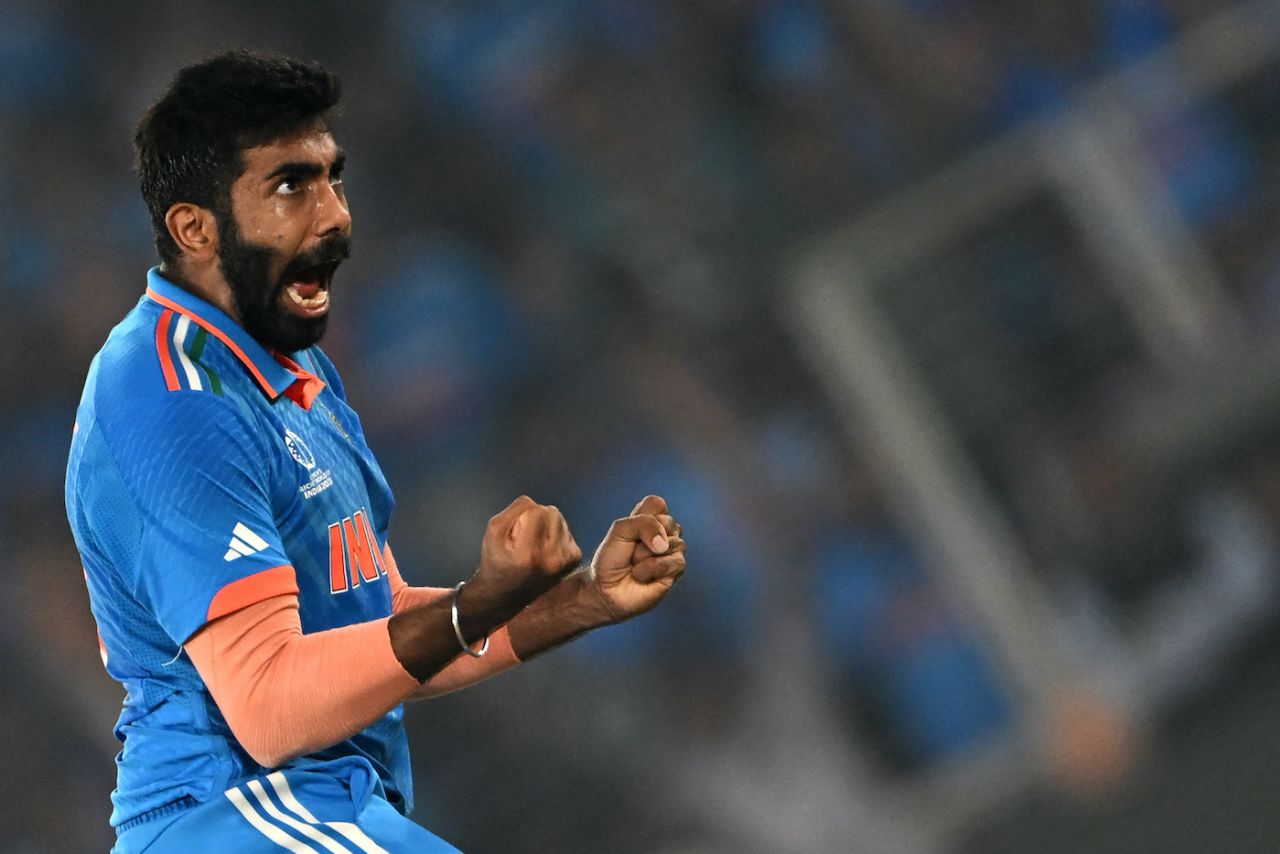 Jasprit Bumrah helped India finish with three first-powerplay wickets, India vs Australia, Men's ODI World Cup final, Ahmedabad, November 19, 2023