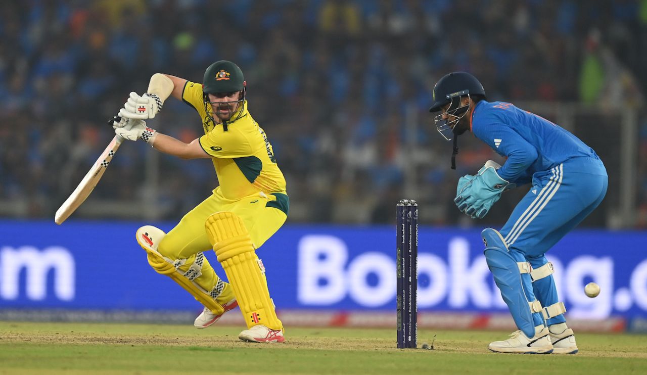Travis Head kept India's spinners at bay, India vs Australia, Men's ODI World Cup final, Ahmedabad, November 19, 2023