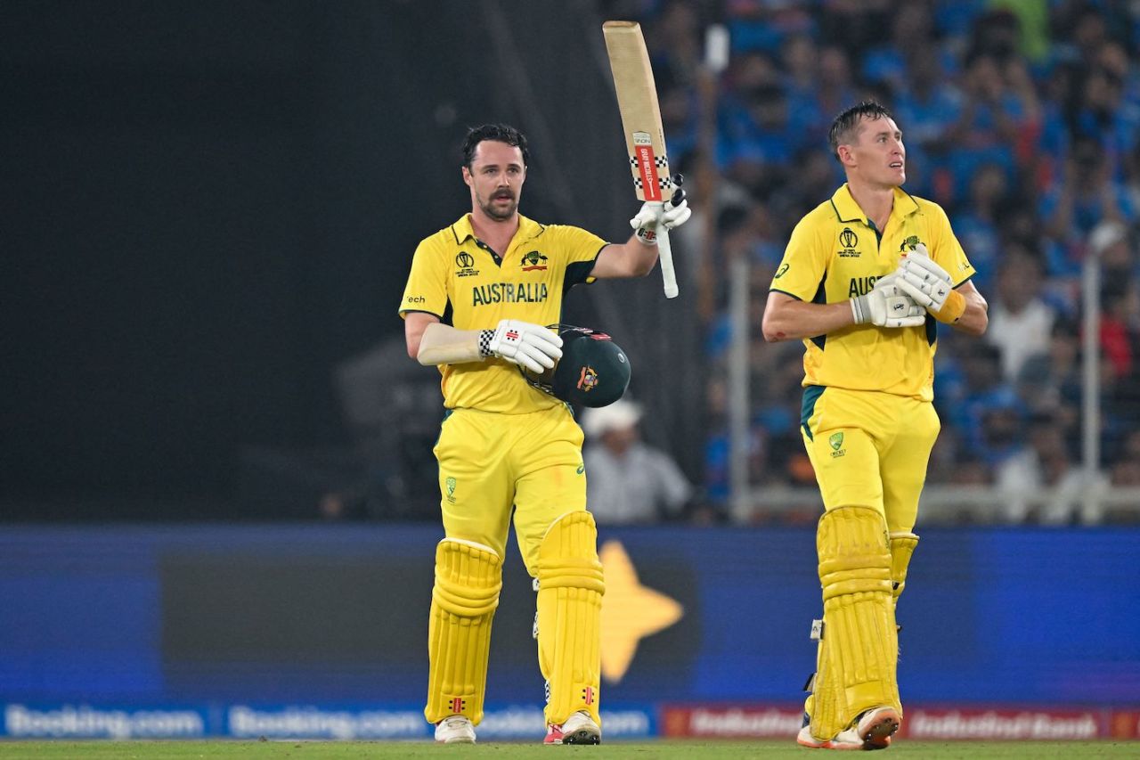 Travis Head and Marnus Labuschagne made all the noise in the Narendra Modi Stadium, India vs Australia, Men's ODI World Cup final, Ahmedabad, November 19, 2023