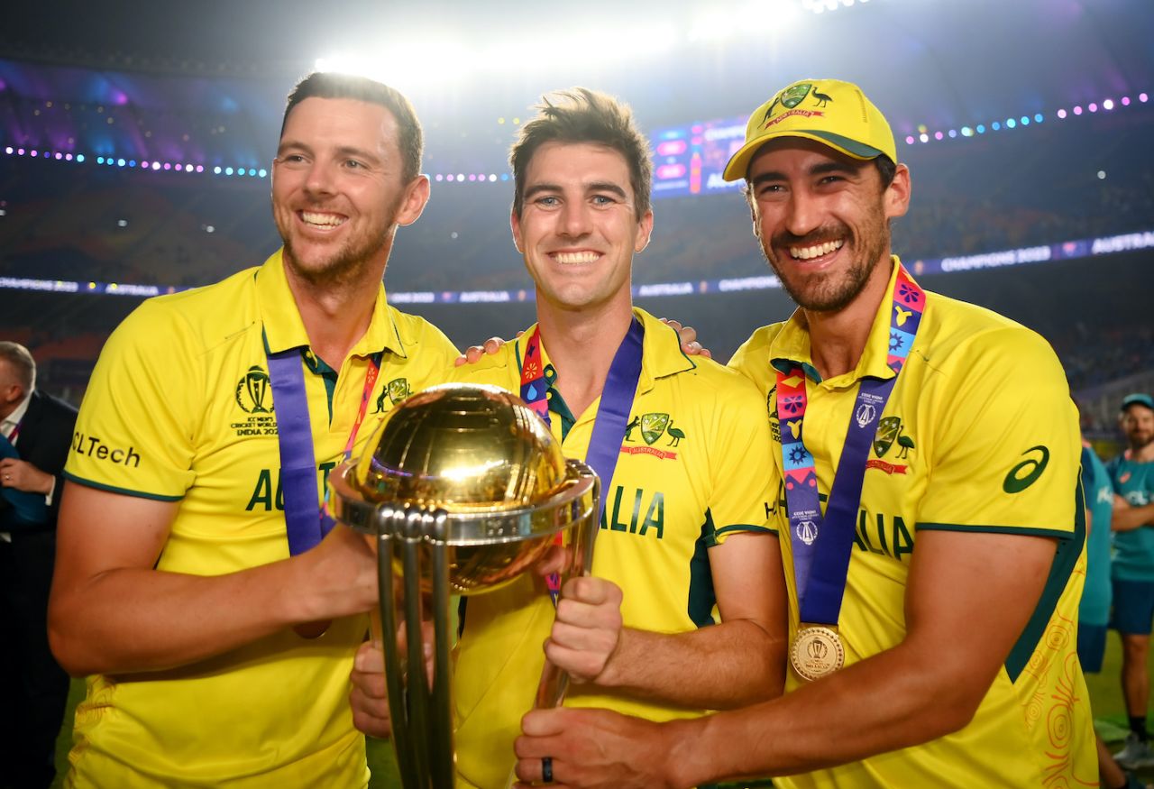 Josh Hazlewood, Pat Cummins, Mitchell Starc: Australia's World Cup-winning pace trio, India vs Australia, Men's ODI World Cup final, Ahmedabad, November 19, 2023