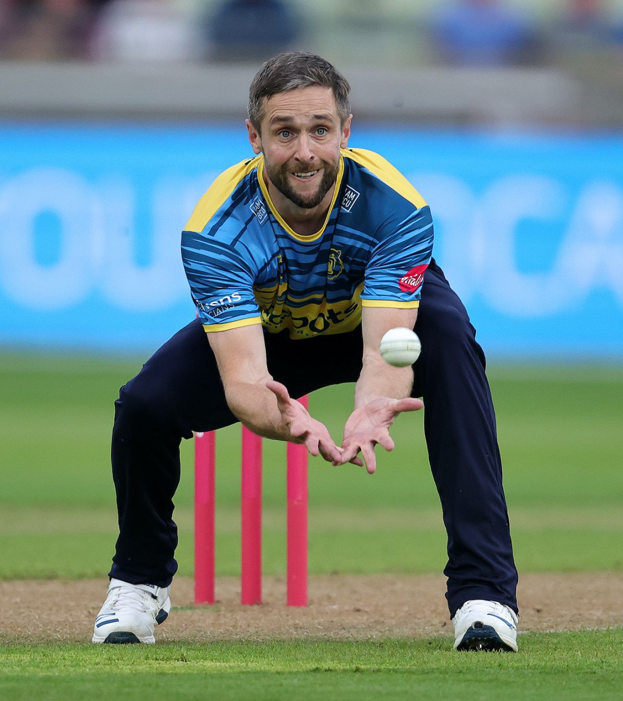Chris Woakes takes a catch, Birmingham vs Worcestershire, T20 Blast, Edgbaston, June 23, 2023
