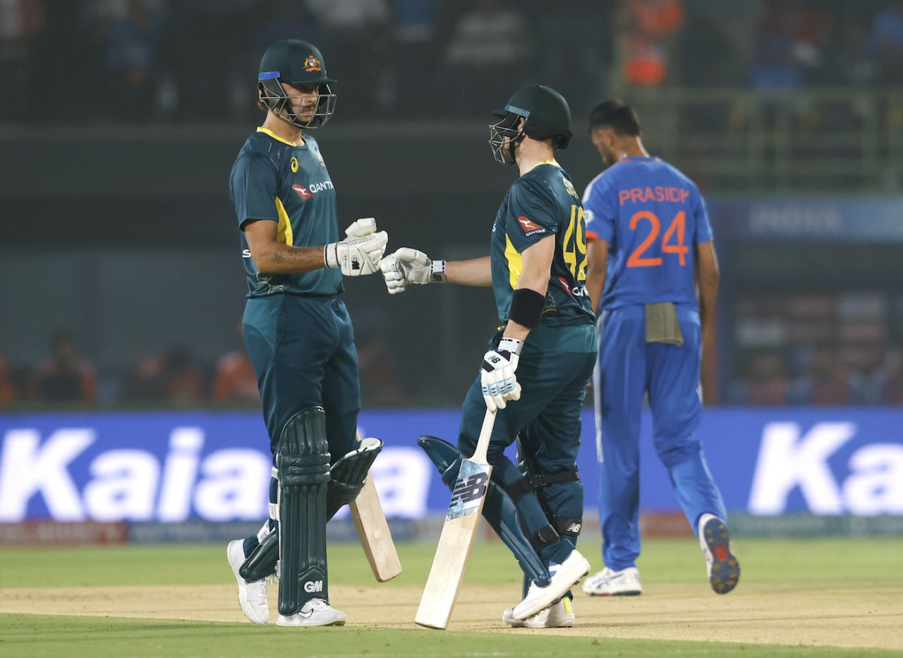 Matthew Short and Steven Smith were off to a quick start, India vs Australia, 1st men's T20I, Visakhapatnam, November 23, 2023