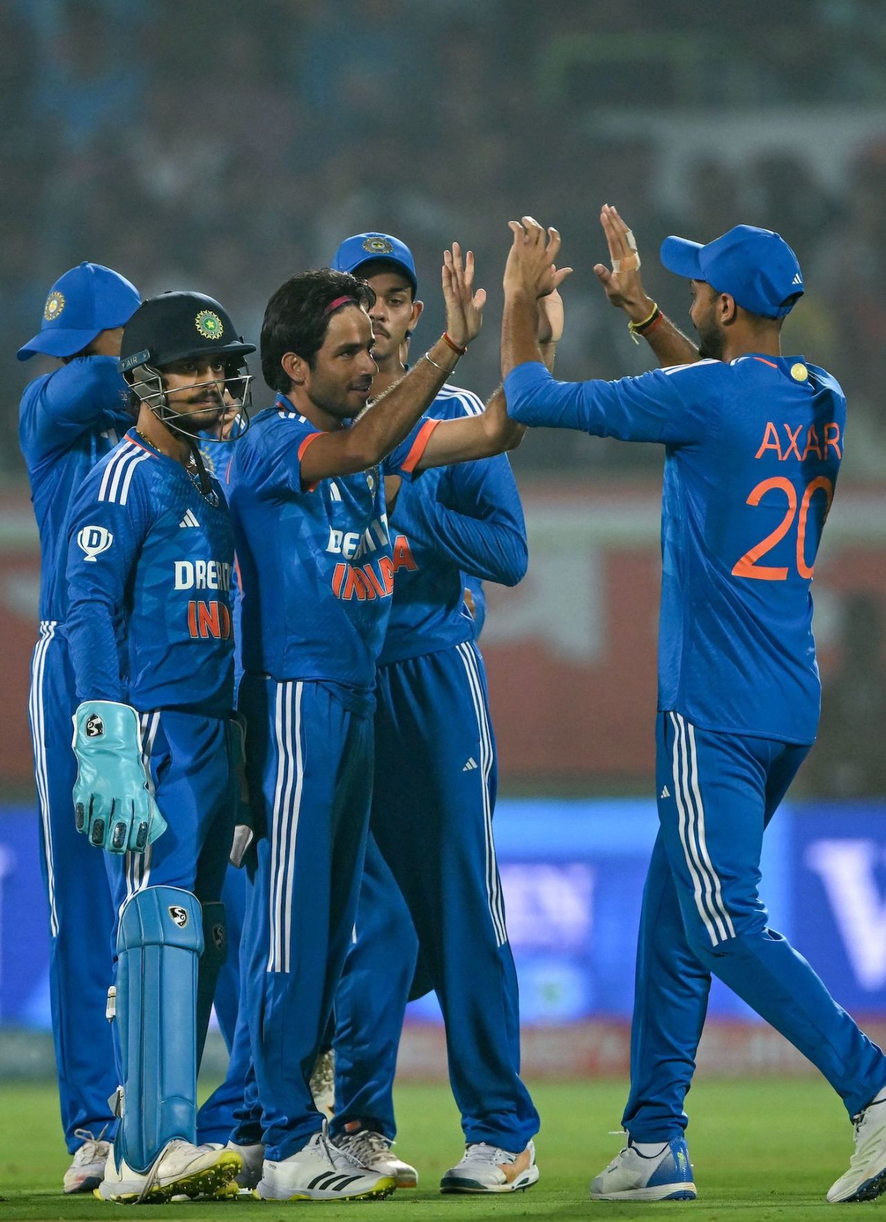 Ravi Bishnoi picked up the first wicket of the match, India vs Australia, 1st men's T20I, Visakhapatnam, November 23, 2023