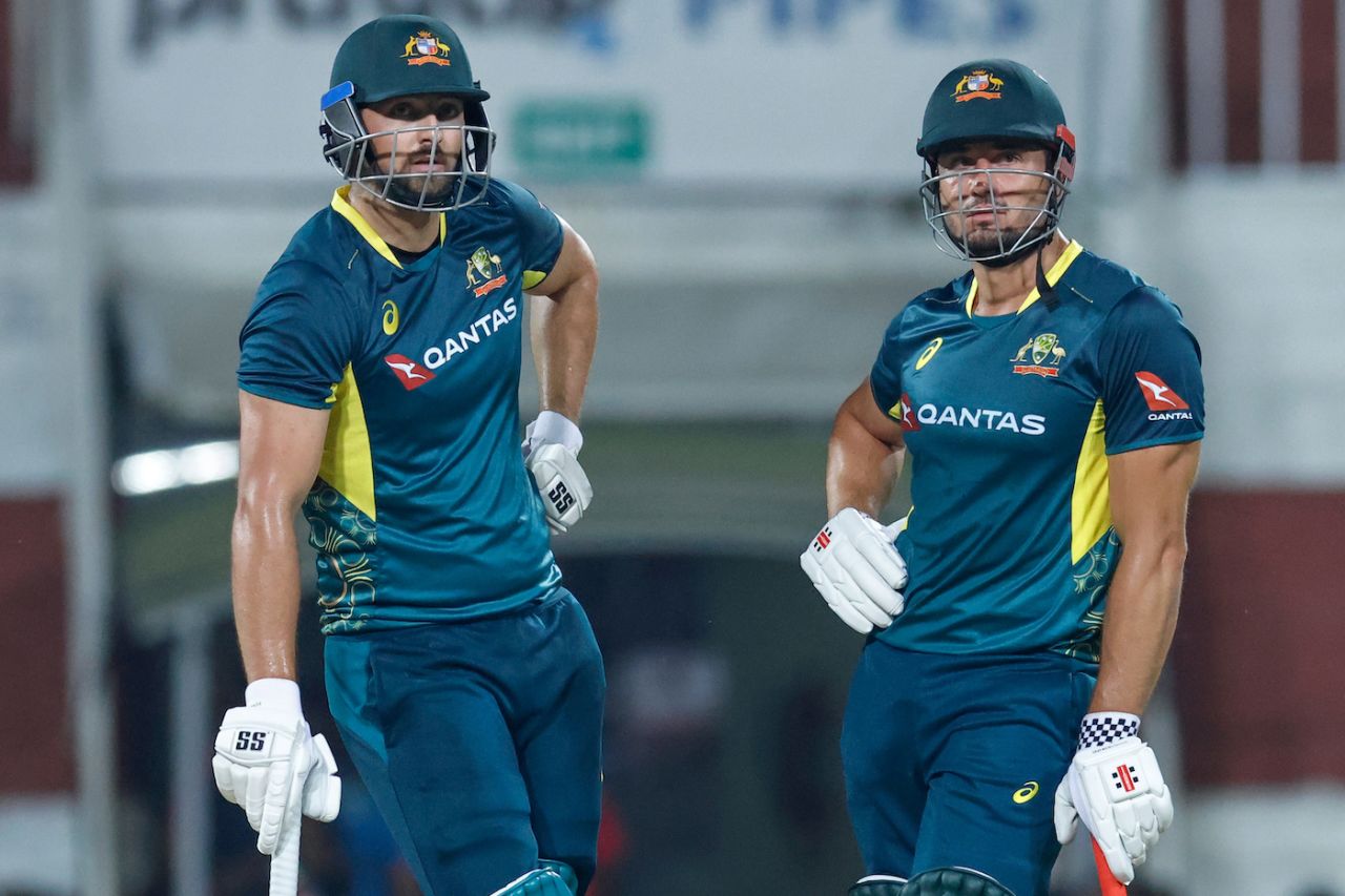 Tim David and Marcus Stoinis put up a fight after Australia's lukewarm start, India vs Australia, 2nd Men's T20I, Thiruvananthapuram, November 26, 2023