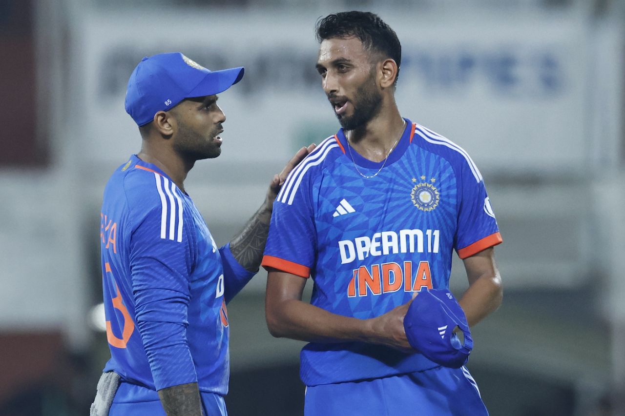 Suryakumar Yadav's job was made easier by Prasidh Krishna, India vs Australia, 2nd Men's T20I, Thiruvananthapuram, November 26, 2023