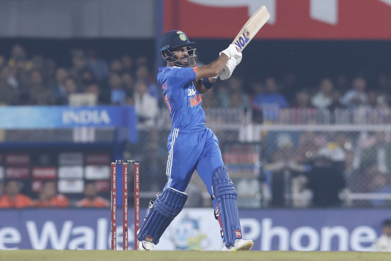 Ruturaj Gaikwad brought up his maiden T20I hundred, India vs Australia, 3rd T20I, Guwahati, November 28, 2023