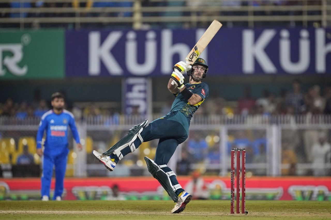 Glenn Maxwell upped the ante in the big chase, India vs Australia, 3rd T20I, Guwahati, November 28, 2023