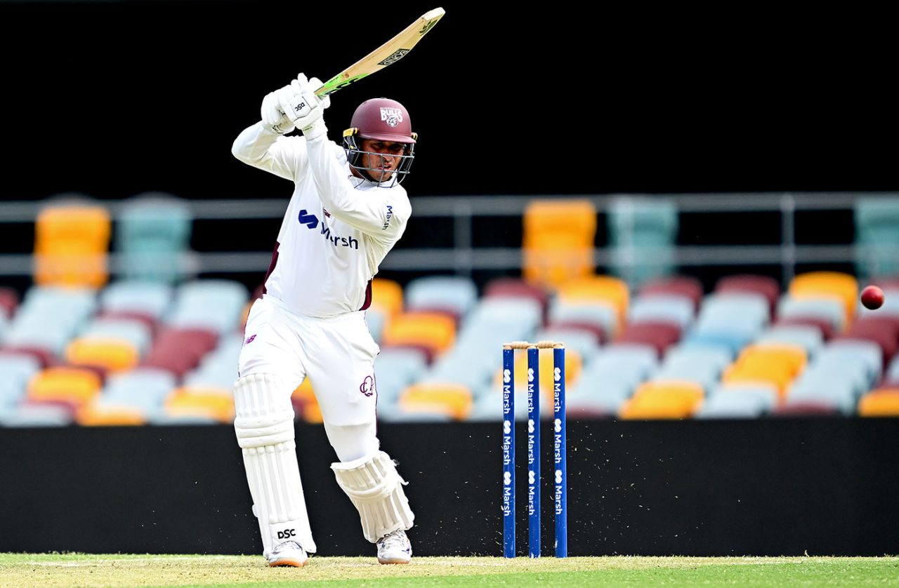 Usman Khawaja's century held Queensland together, Queensland vs Western Australia, Sheffield Shield, Gabba, November 29, 2023