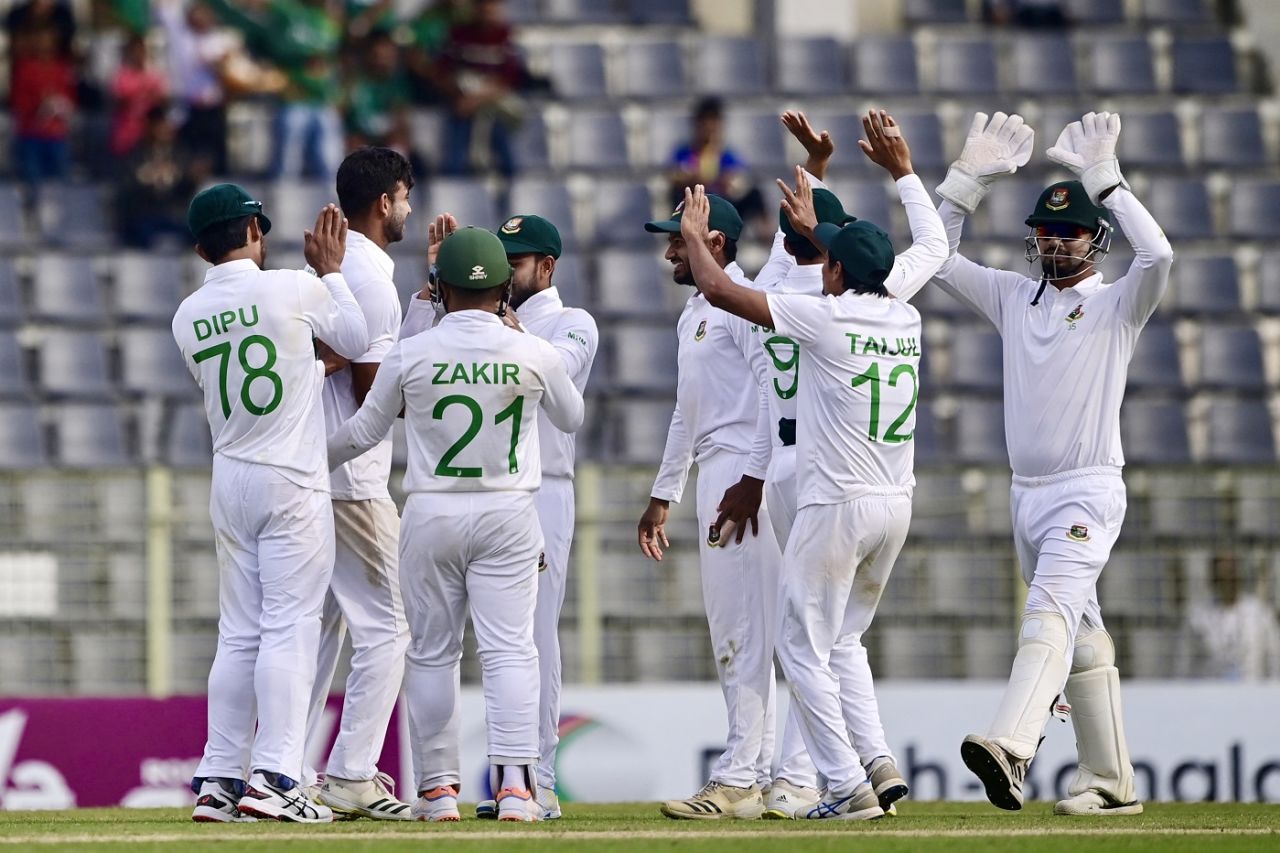 Nayeem Hasan had Tom Blundell caught behind, Bangladesh vs New Zealand, 1st Test, second day, Sylhet, November 29, 2023