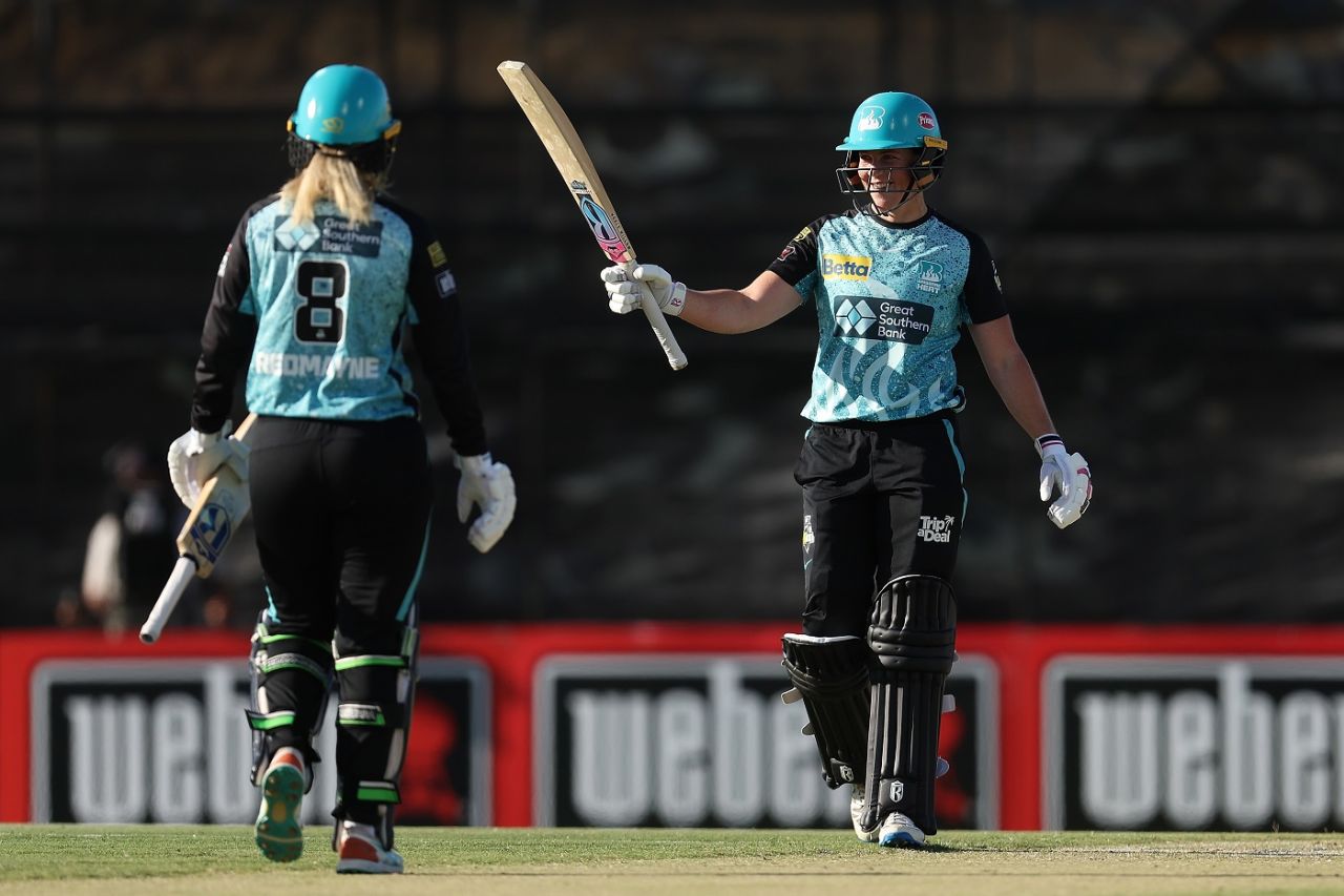 Grace Harris hit 54 off 33 balls, Perth Scorchers Women vs Brisbane Heat Women, WBBL 2023-24, Challenger, Perth, November 29, 2023