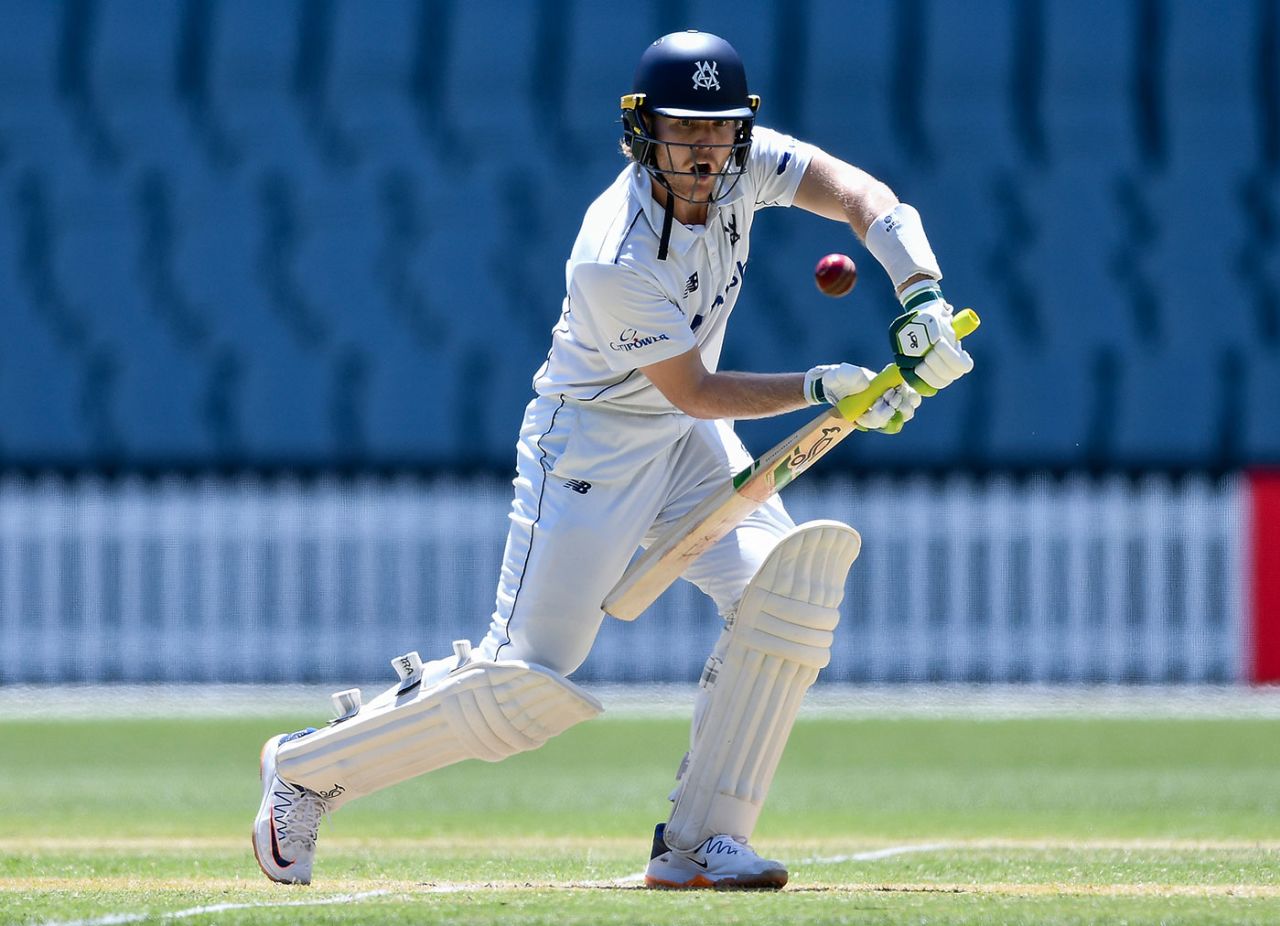 Will Pucovski helped build Victoria's second innings, South Australia vs Victoria, Sheffield Shield, Adelaide Oval, November 30, 2023