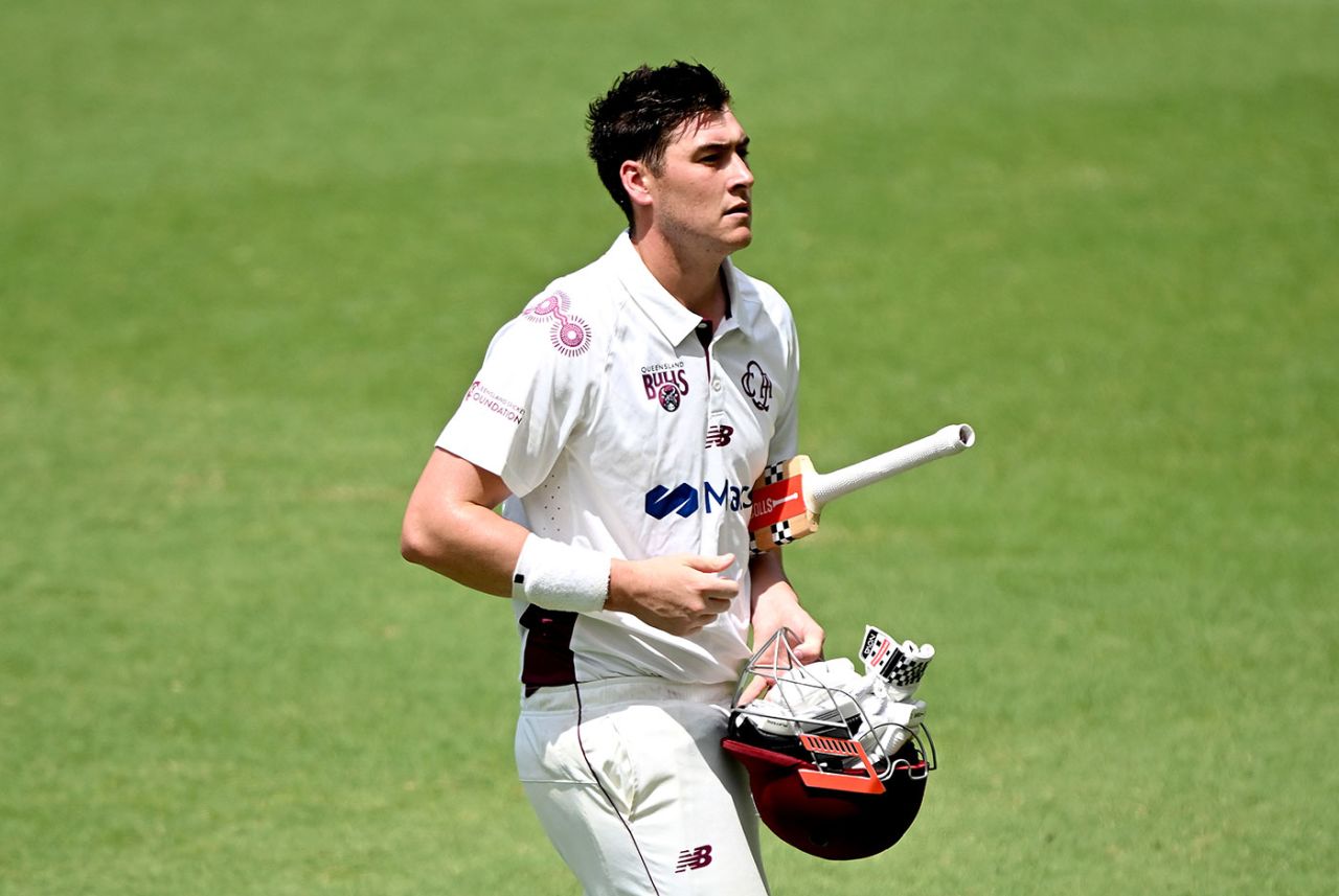 Matt Renshaw fell cheaply on the final day, Queensland vs Wester Australia, Sheffield Shield, Gabba, December 1, 2023