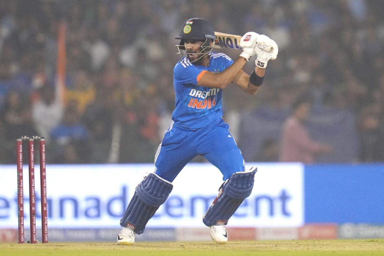 Ruturaj Gaikwad scored 32 off 28, India vs Australia, 4th T20I, Raipur, December 1, 2023